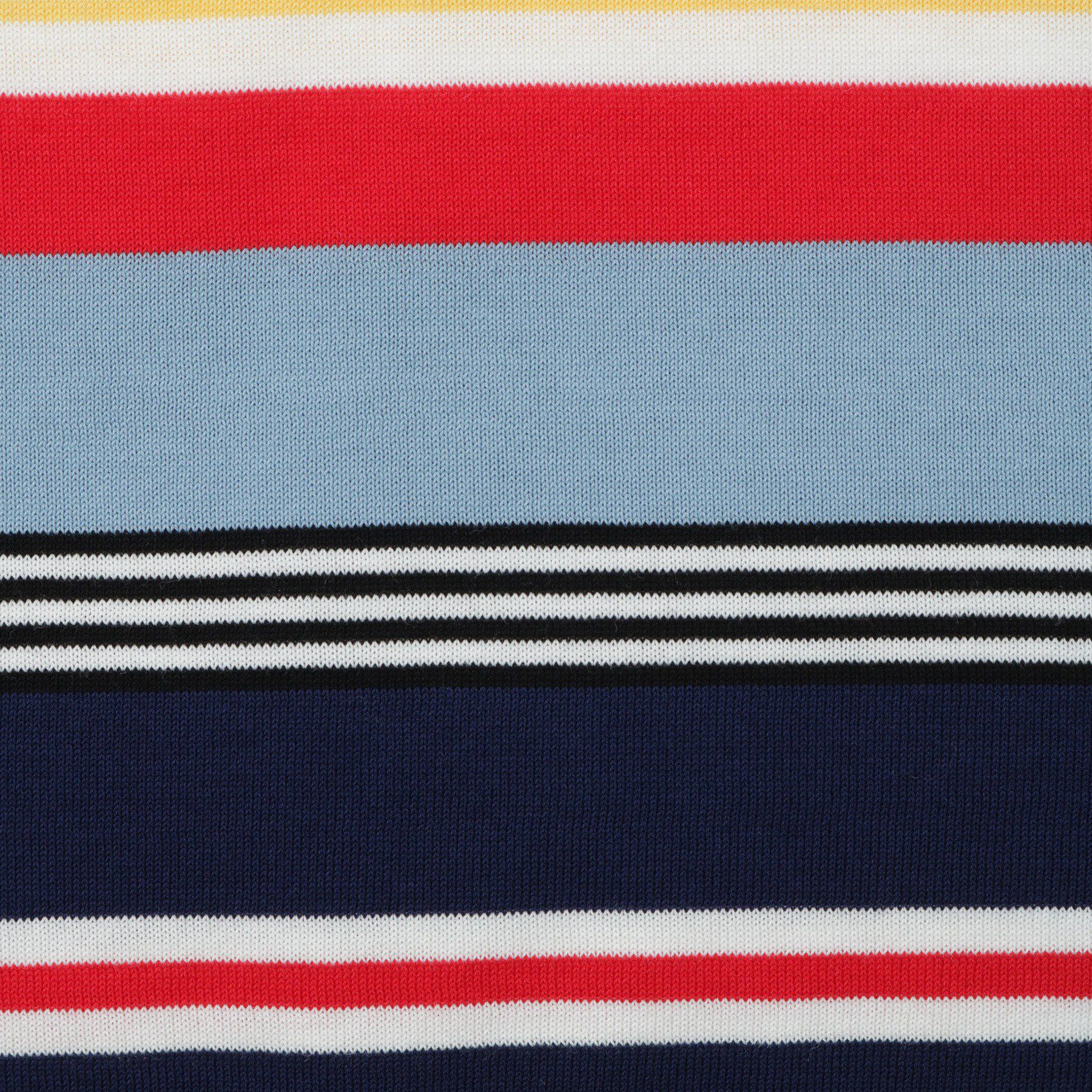 DRESSTERIOR「【ウォッシャブル】コットンシルク マルチボーダーニット」|ニット・セーター|