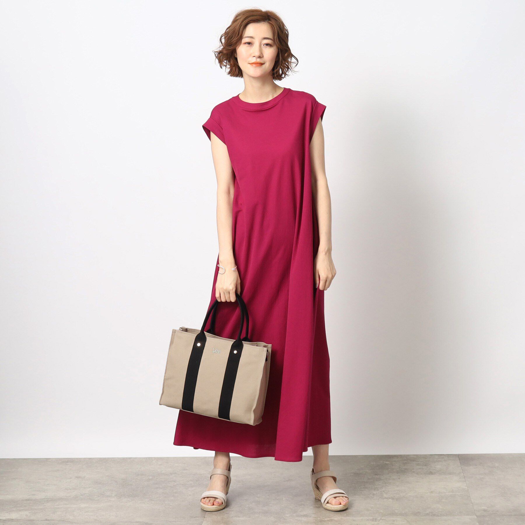 grove「【Lee別注】スクエアA4 2WAYトート【A4サイズ収納可】」|トートバッグ|