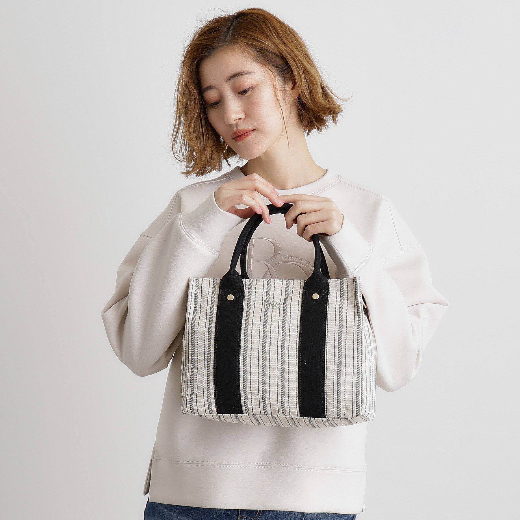 grove「【Lee別注】スクエアキャンバストート」|トートバッグ|