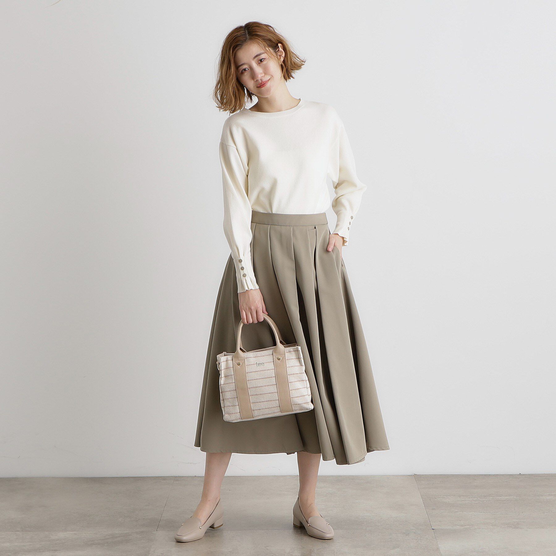 grove「【Lee別注】スクエアキャンバストート」|トートバッグ|