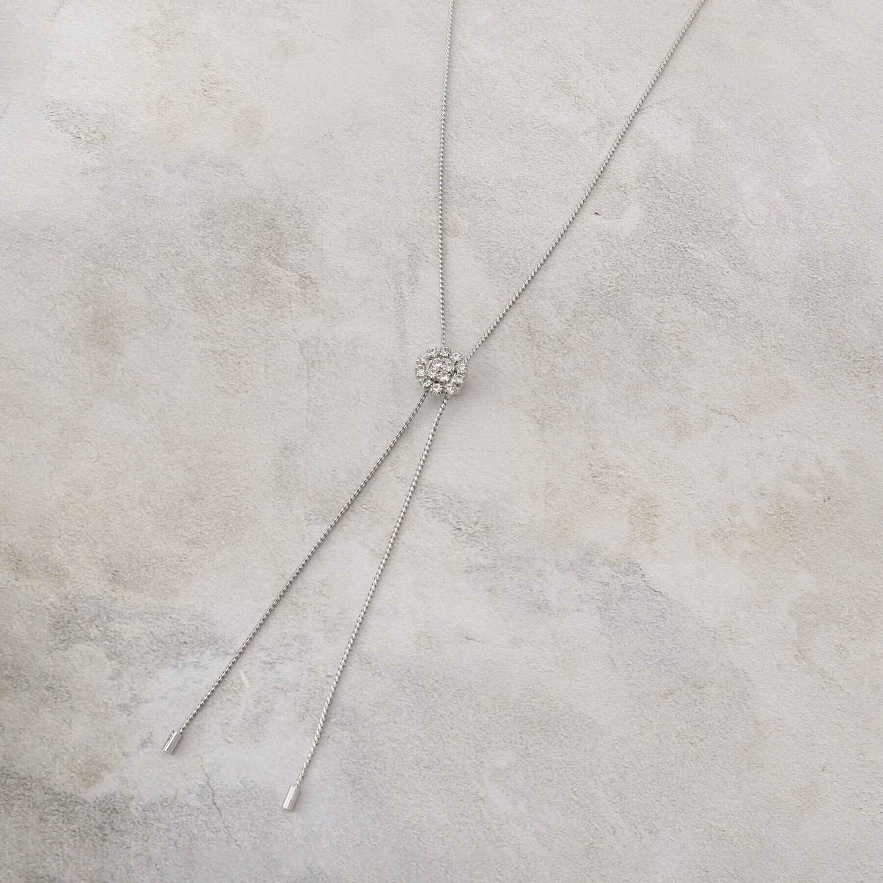 grove「きらきらビジュースライドネックレス【入卒対応可】」|ネックレス|シルバー(006)