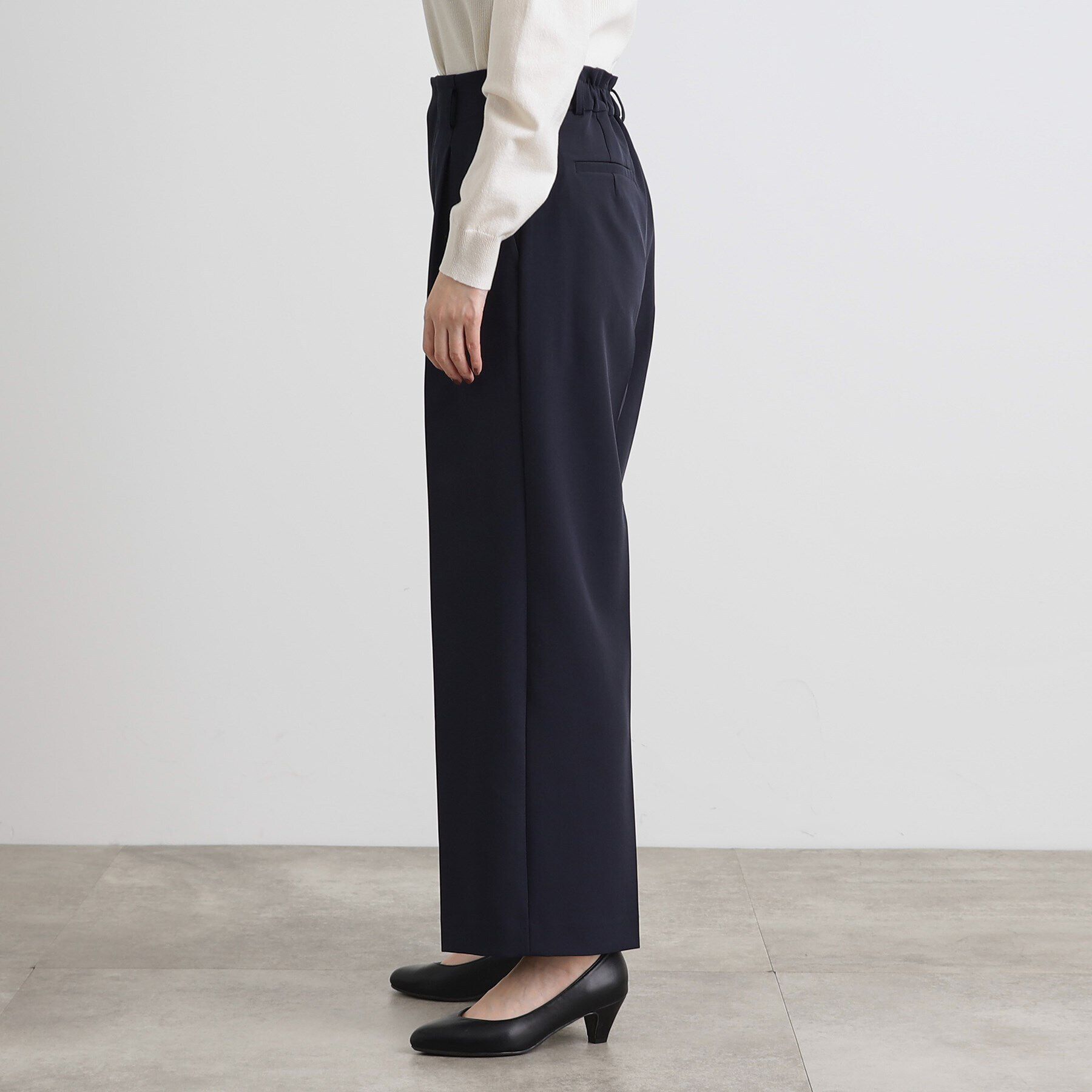 grove「【洗える】しなやかストレッチワイドパンツ」|その他|