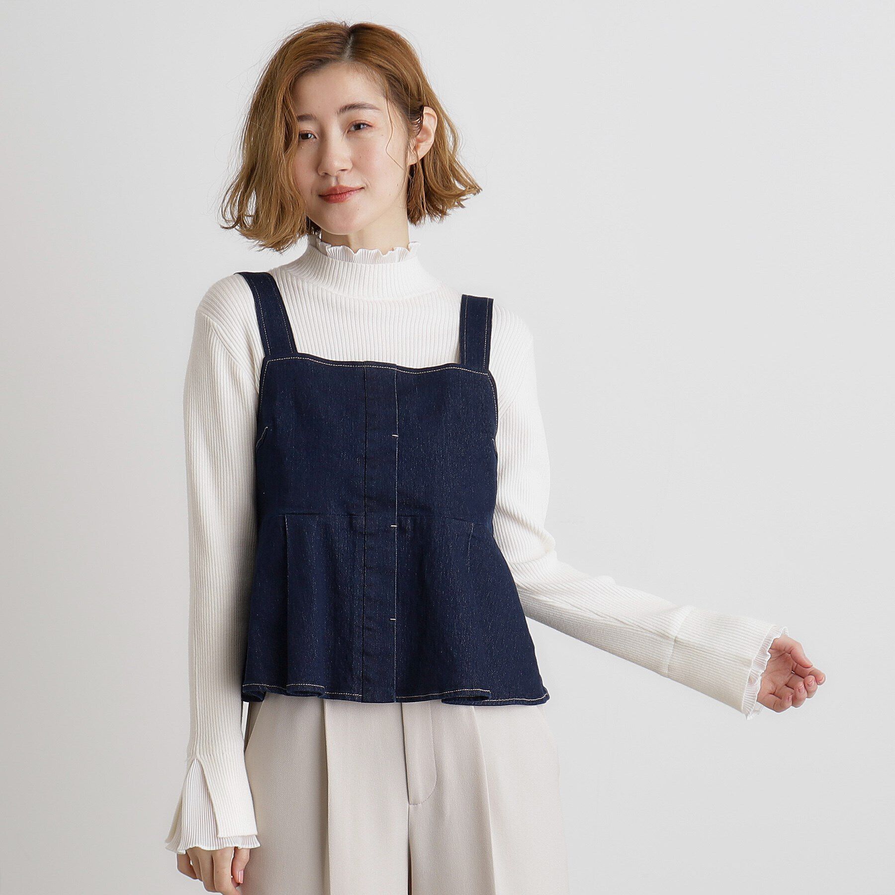 grove「デニムビスチェSET UP」|スーツ|