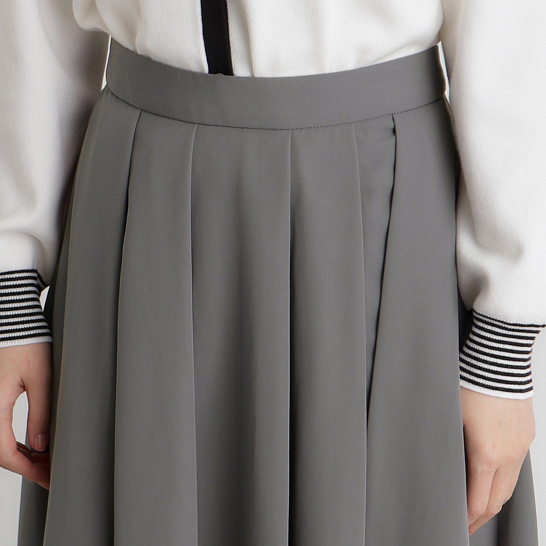 grove「イレギュラータックフレアスカート」|スカート|