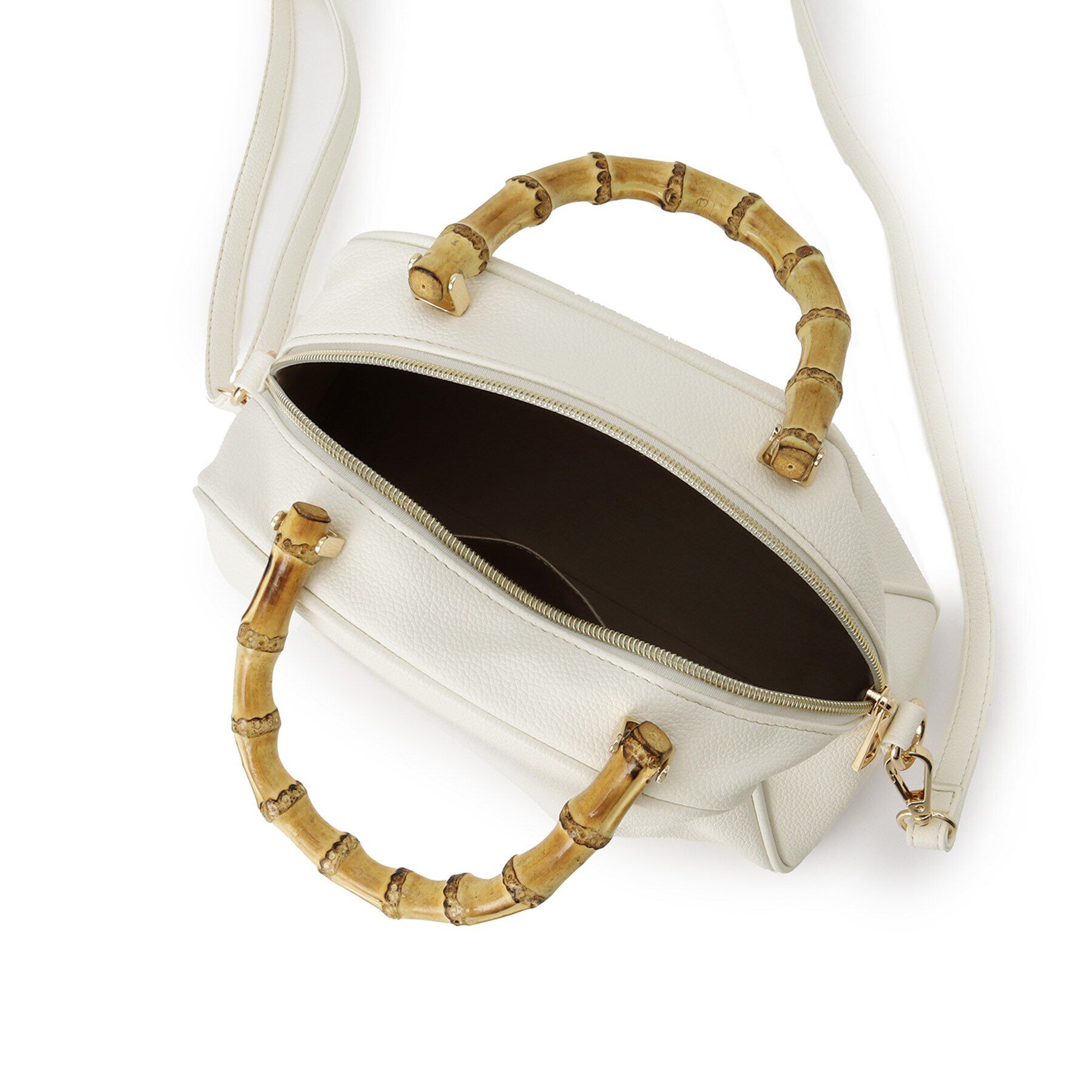 grove「【雑誌掲載】バンブーハンドル2WAYボストン」|ボストンバッグ|