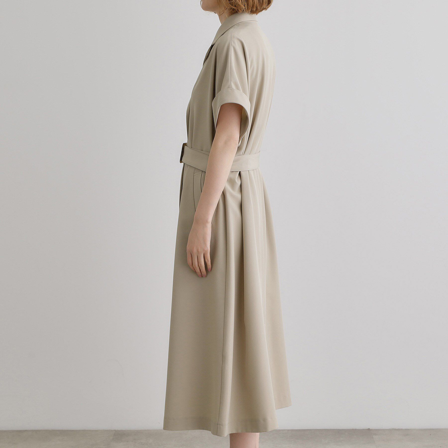 grove「【雑誌掲載】シーズレスで使えるトレンチライク2WAYワンピース」|ワンピース|