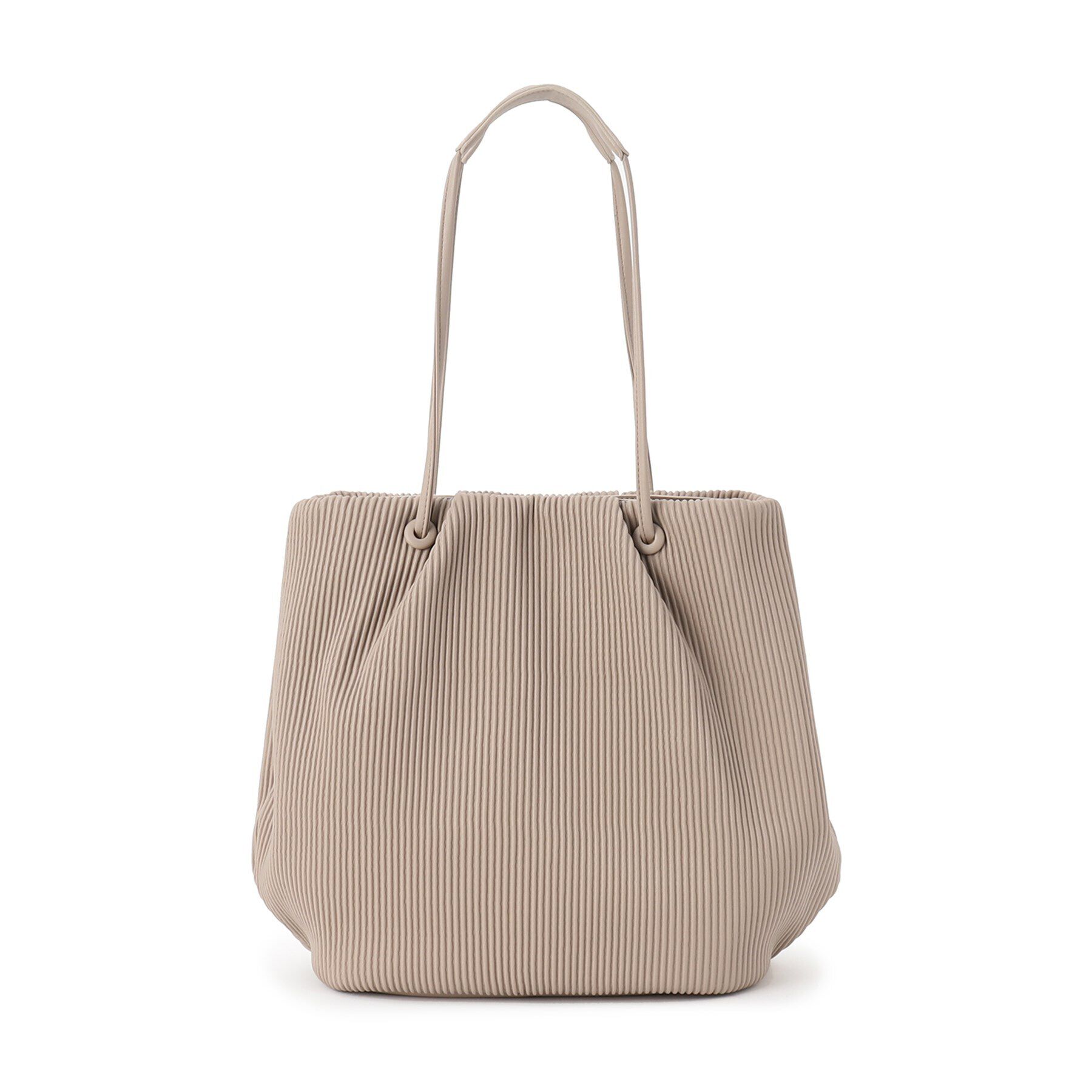 grove「プリーツハトメチャーム付きトート」|トートバッグ|