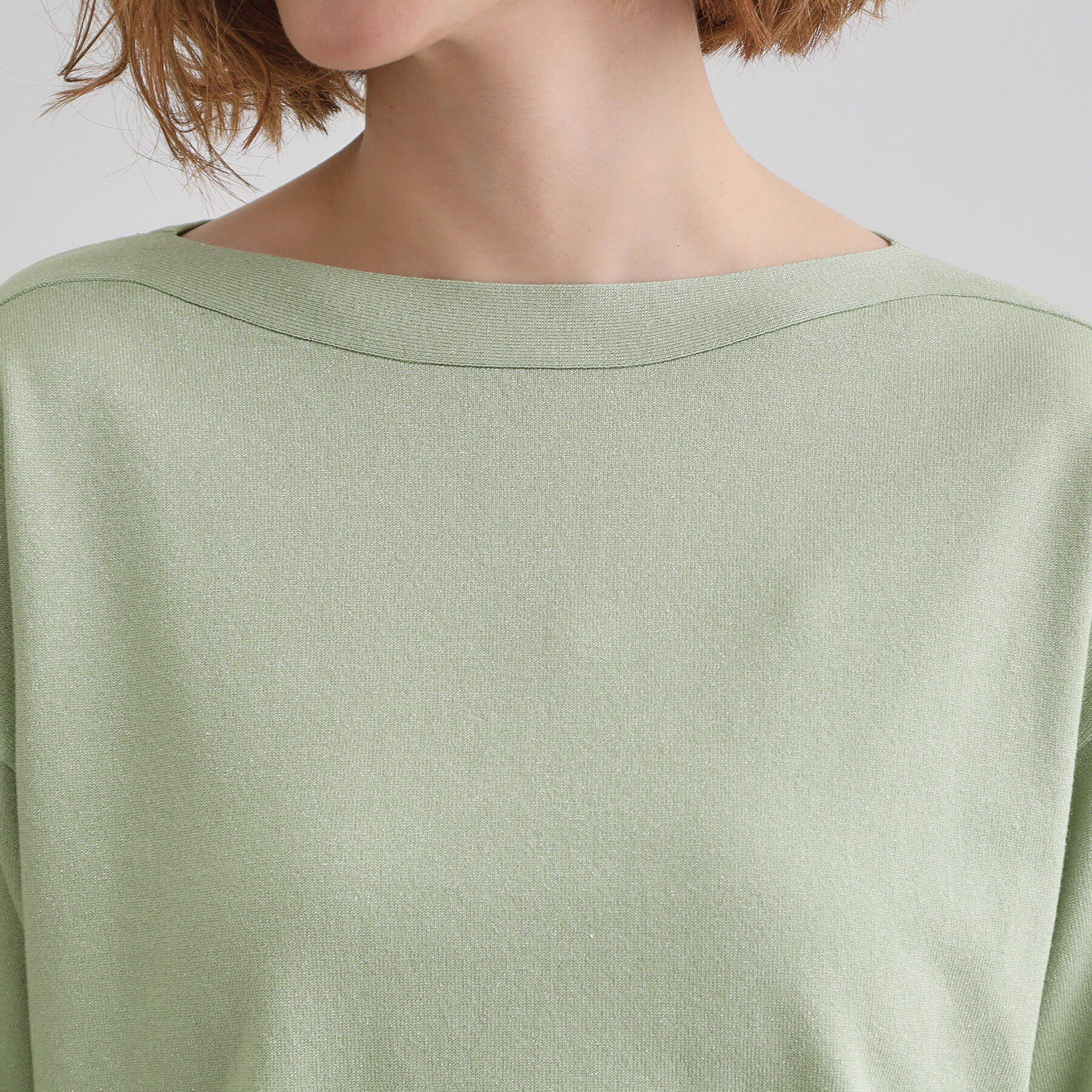 grove「袖タックラメニットプルオーバー」|Tシャツ・カットソー|