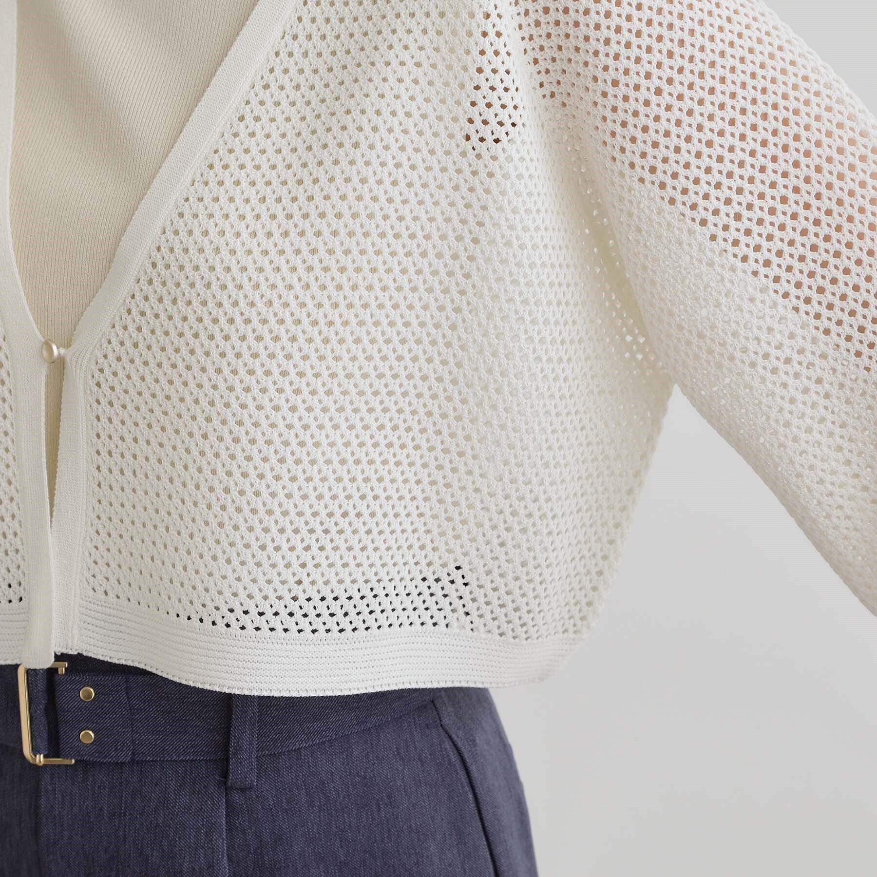 grove「ワイドスリーブメッシュカーディガン」|カーディガン|