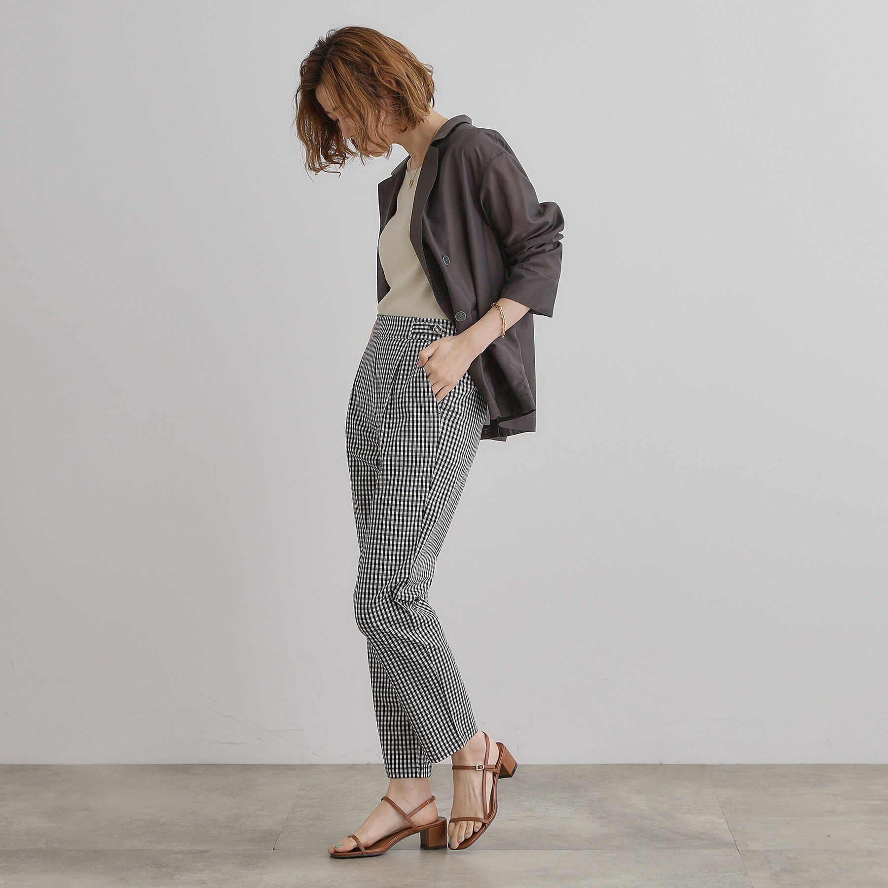 grove「【冷感】サマーハイパーストレッチテーパードパンツ」|その他|