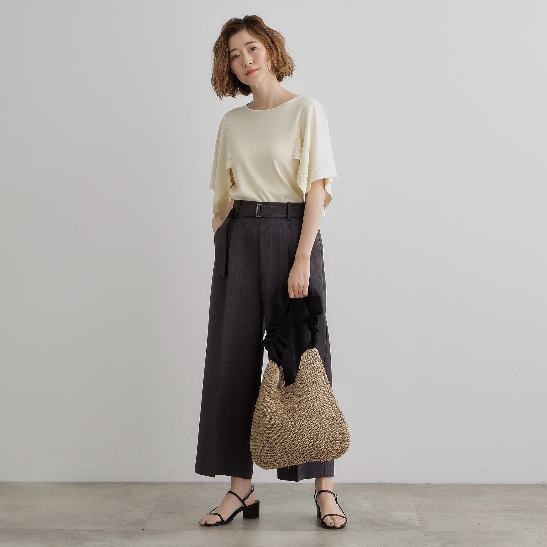 grove「フリルギャザーペーパーワンショルダー」|ショルダー・メッセンジャー|