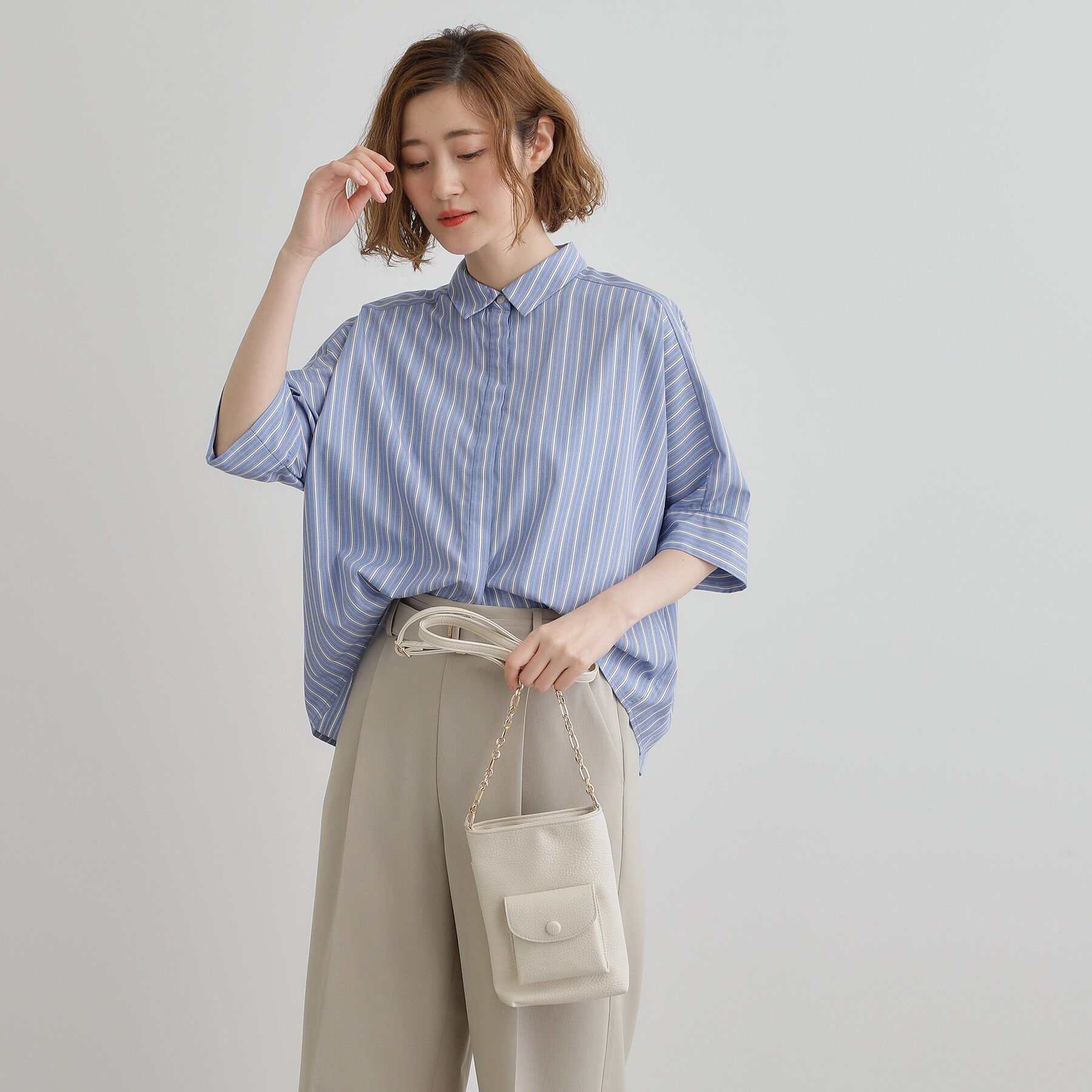 grove「クルミポケットサイドチェーンミニショルダー」|ショルダー・メッセンジャー|