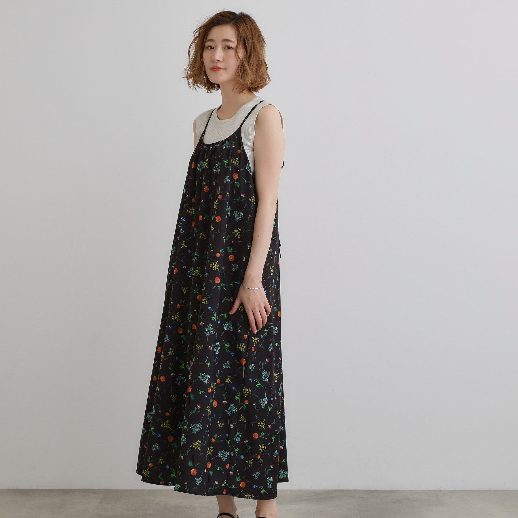 grove「【コラボITEM】DILIGENCE PARLOUR キャミワンピース」|ワンピース|ブラック(119)