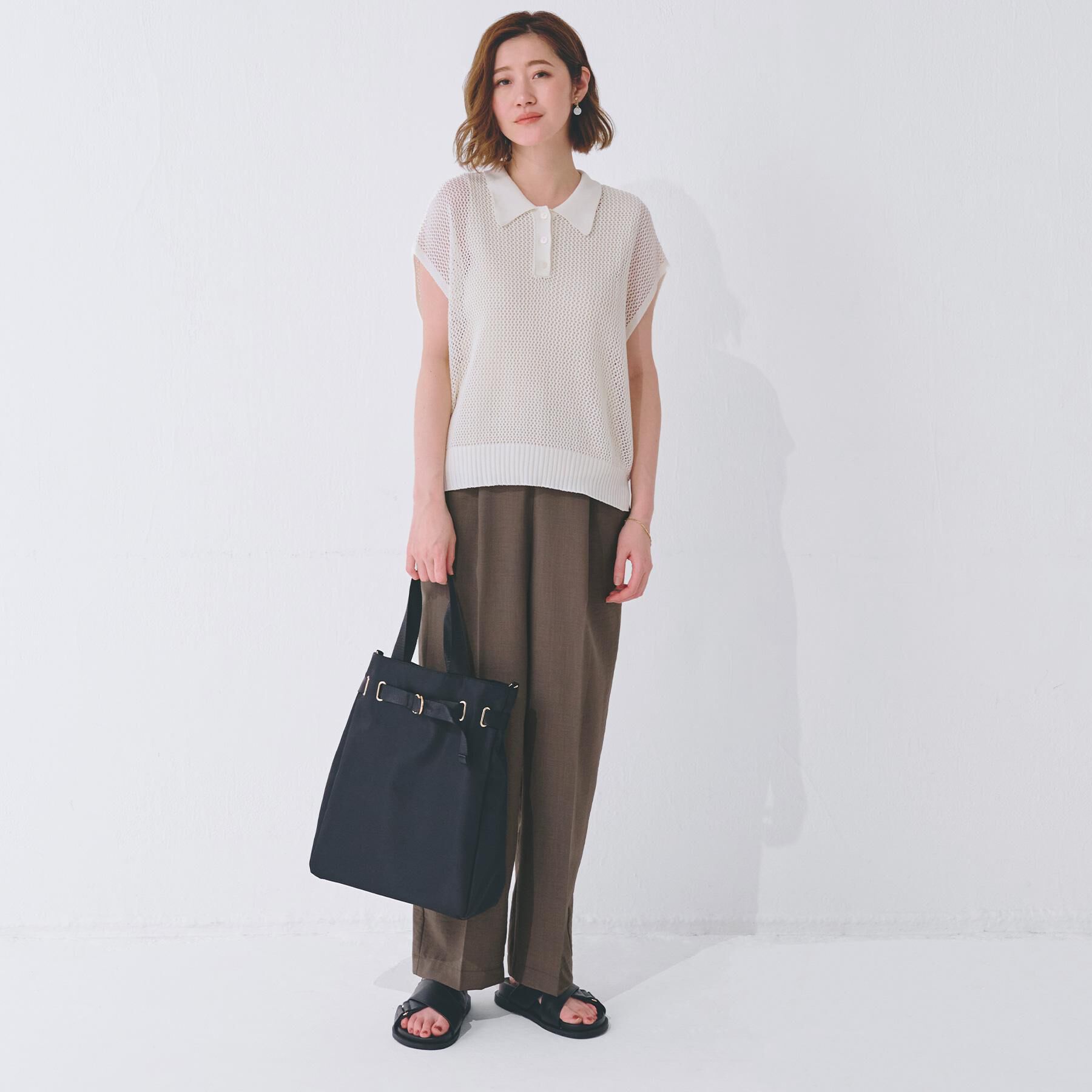 grove「【晴れの日も雨の日も】撥水ベルト2WAYトート」|トートバッグ|