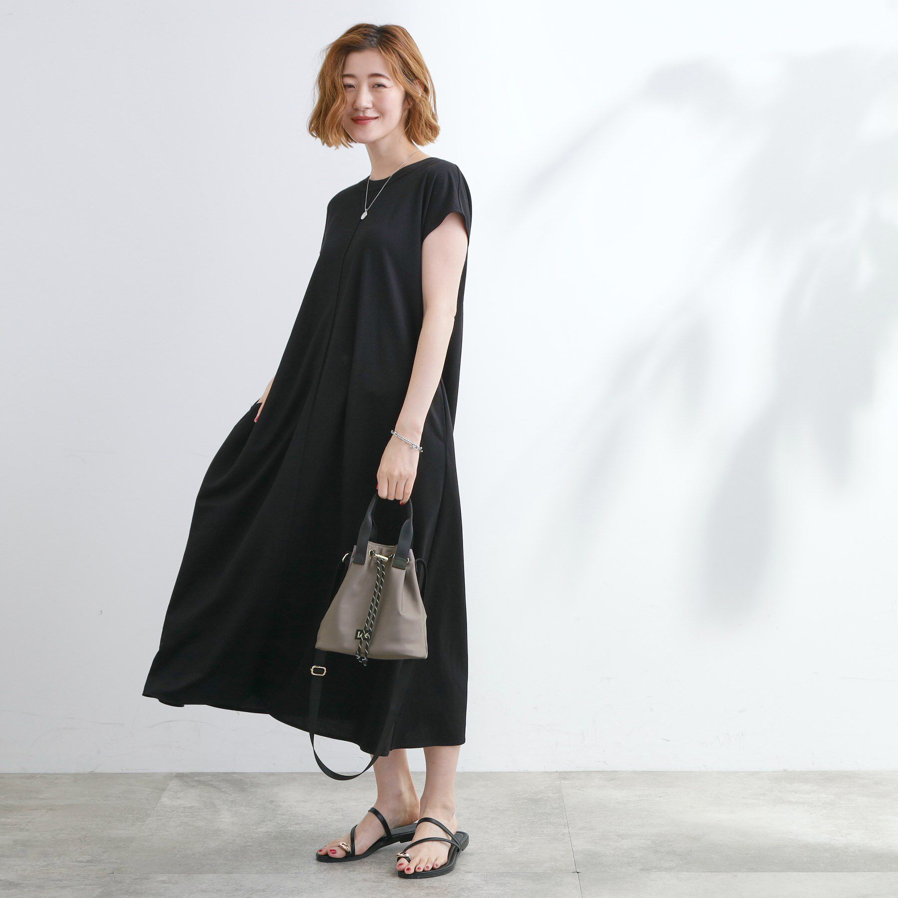 grove「【Lee別注・撥水】巾着ハンドルショルダー」|ショルダー・メッセンジャー|