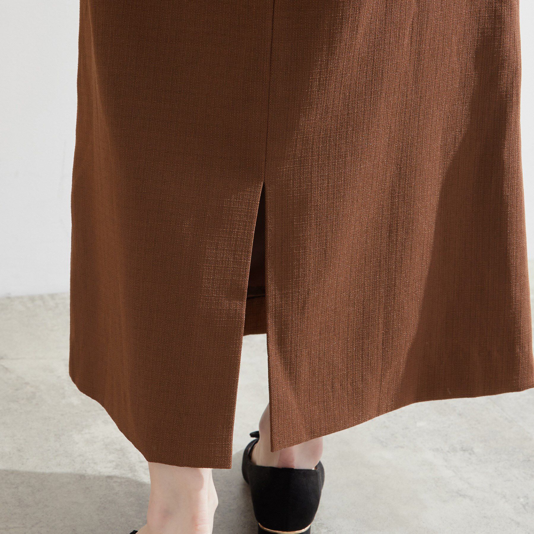 grove「秋先取り　フラップポケットラップスカート」|スカート|