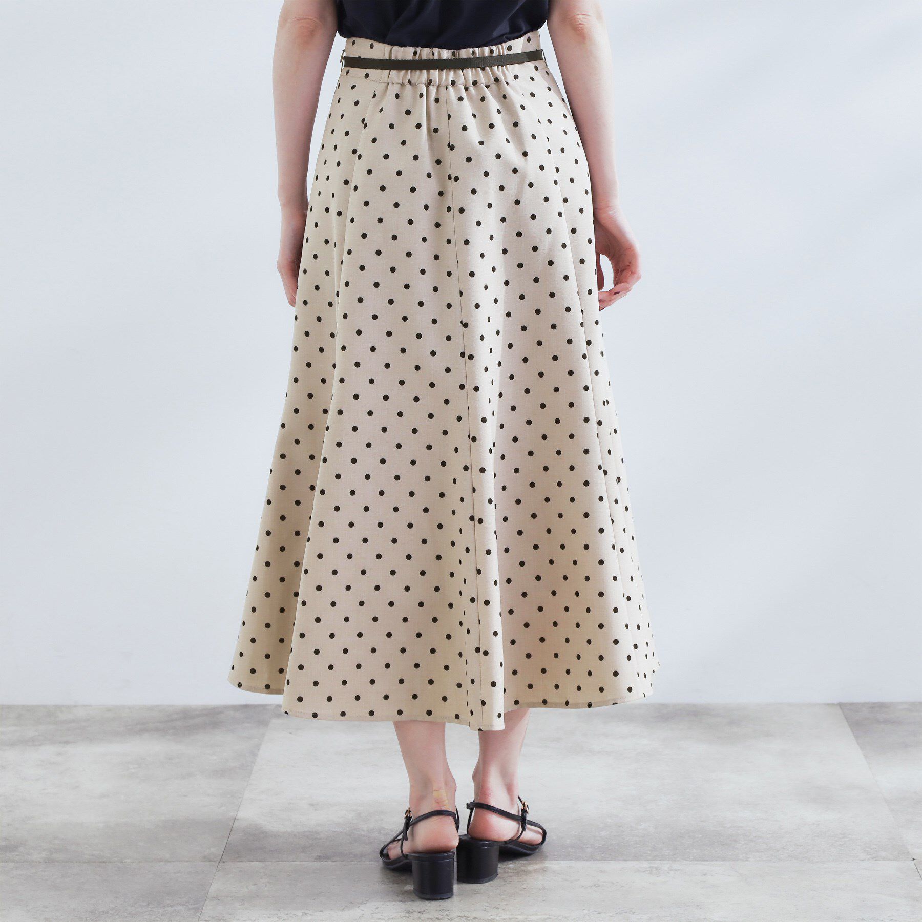 grove「ドットで華やぐ　軽やかマーメイドスカート」|スカート|
