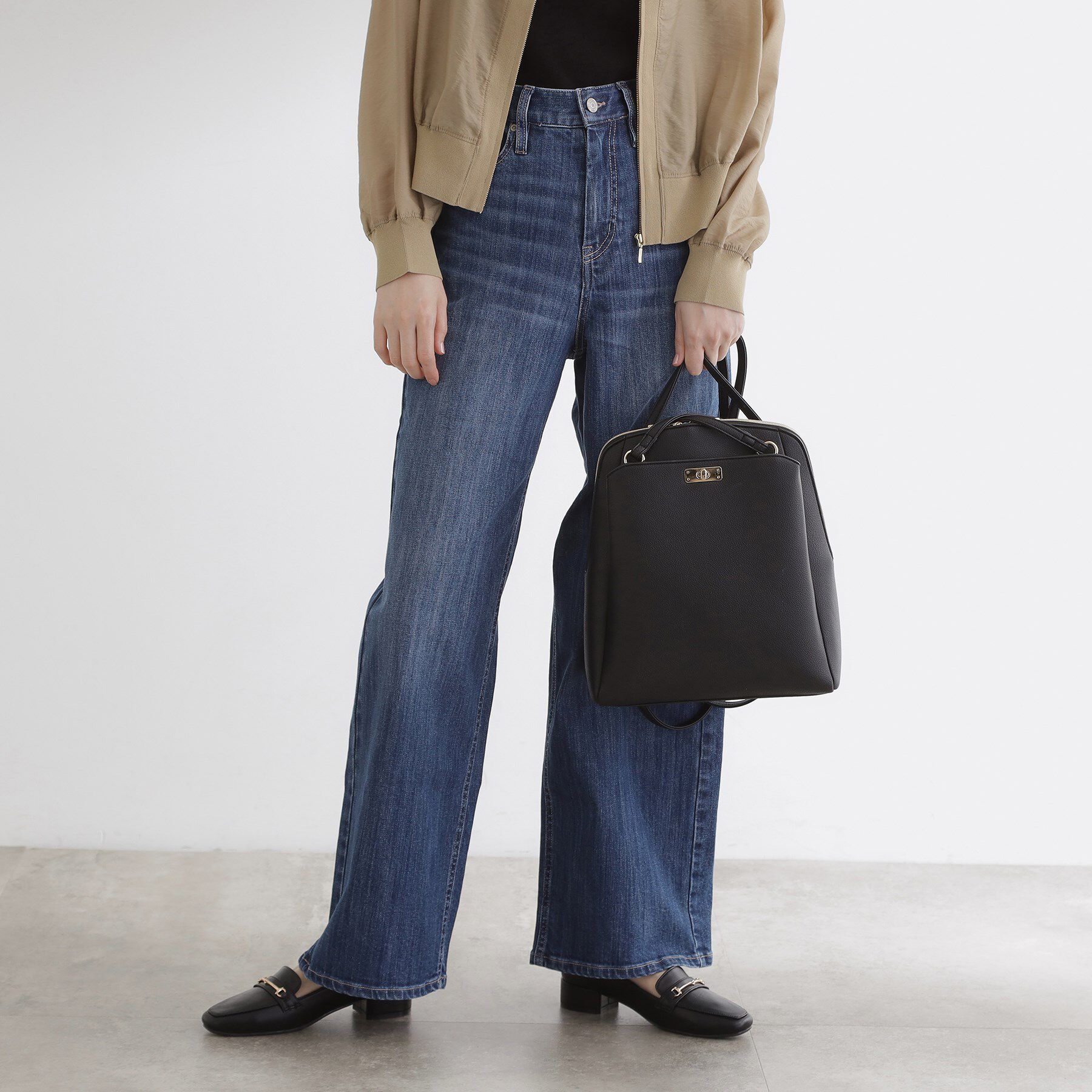 grove「ヒネリポケット2WAYリュック」|リュック|ブラック(019)