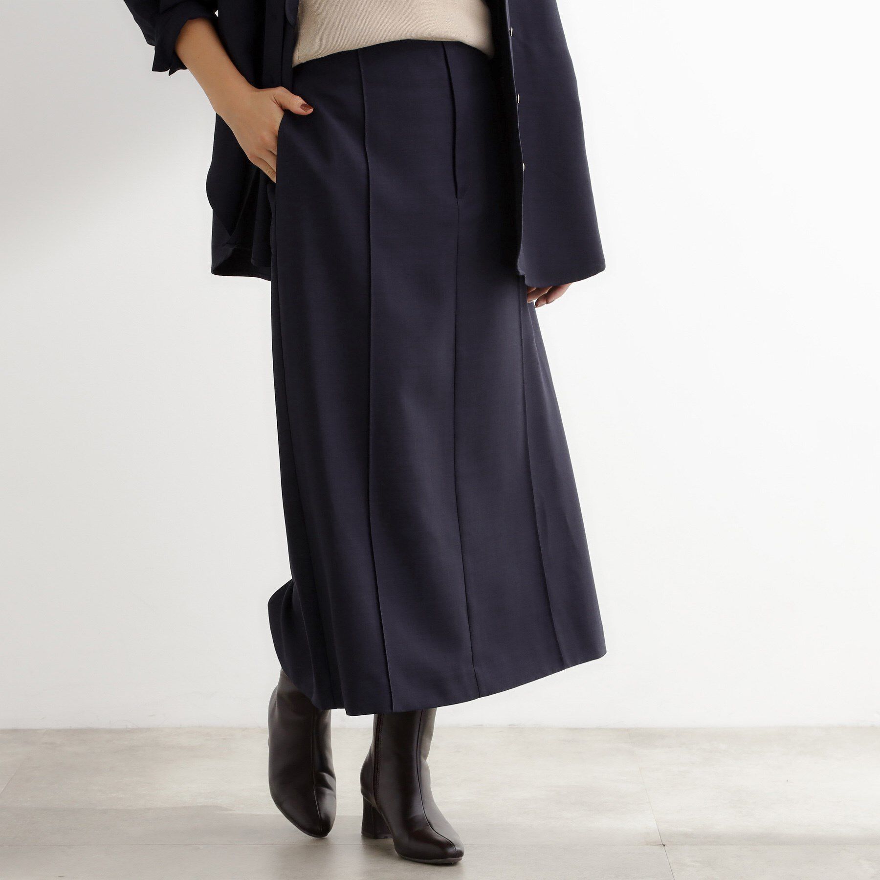 grove「【カセット服】洗えるストレートシルエットスカート」|スカート|