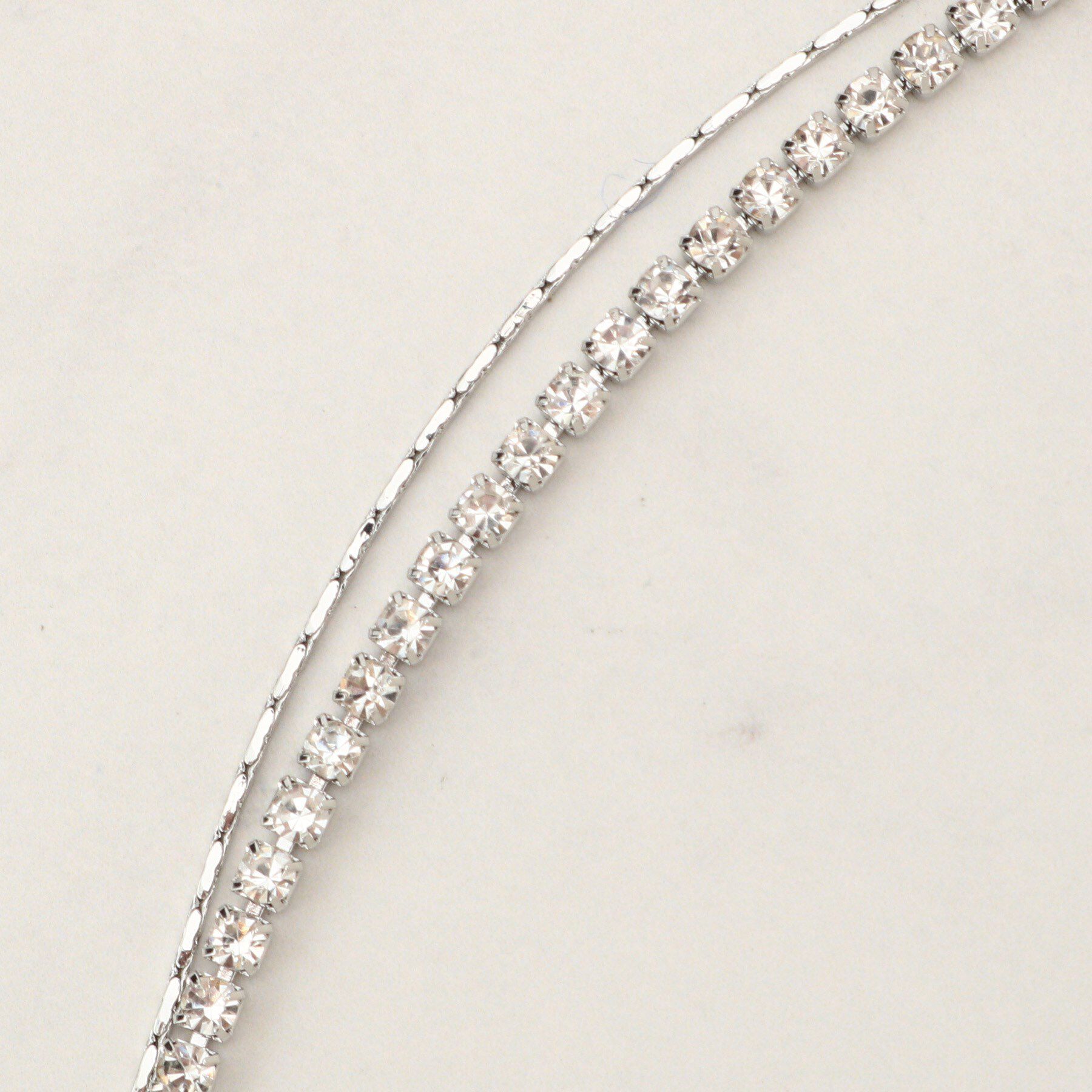 grove「ビジューレーン2連ネックレス」|ネックレス|