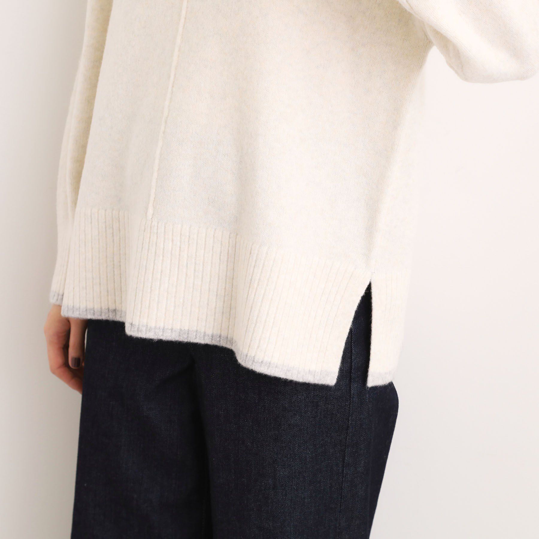 grove「【洗える】ふんわりウール混オーバーサイズニット」|ニット・セーター|