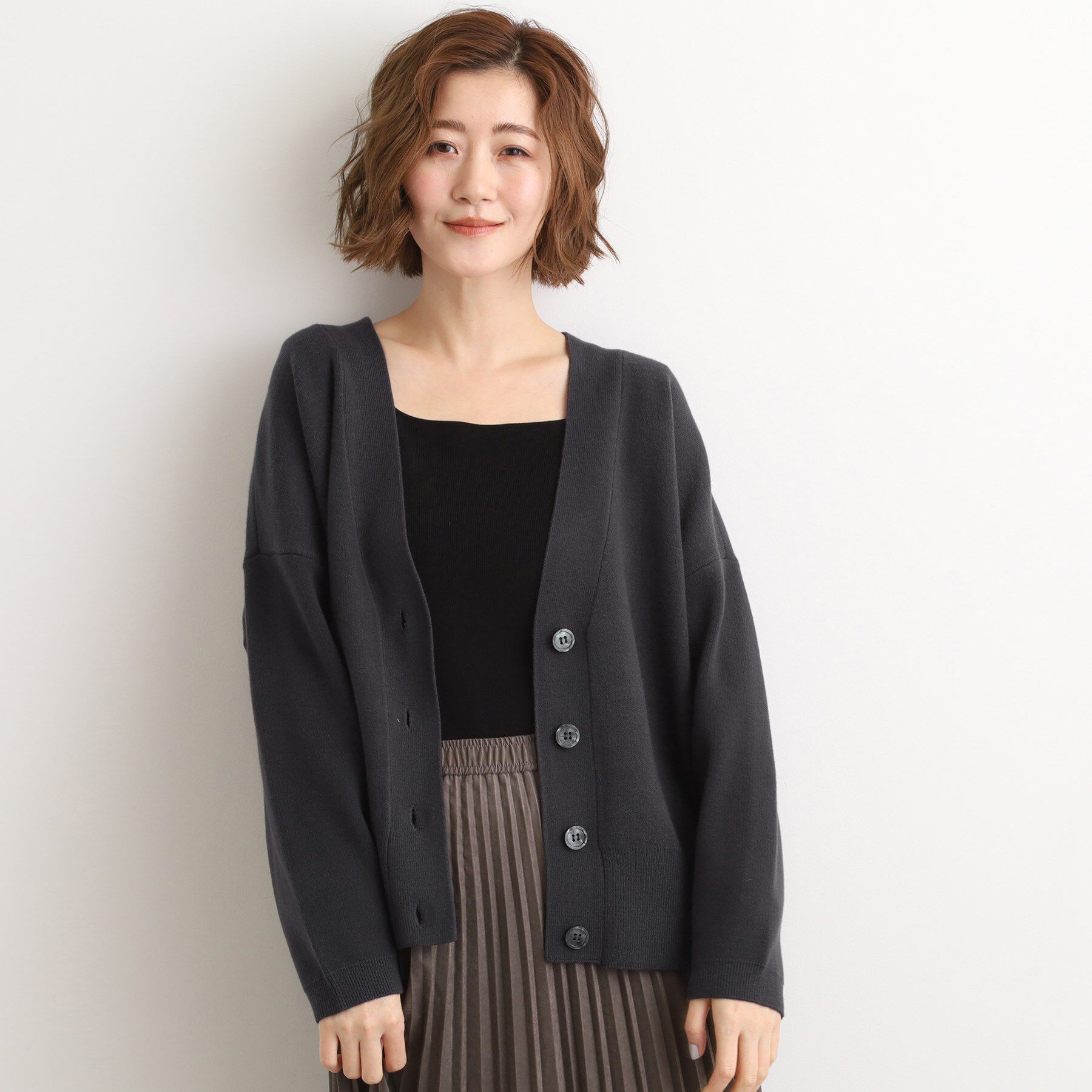 grove「季節に映える　ニットカーディガン」|カーディガン|