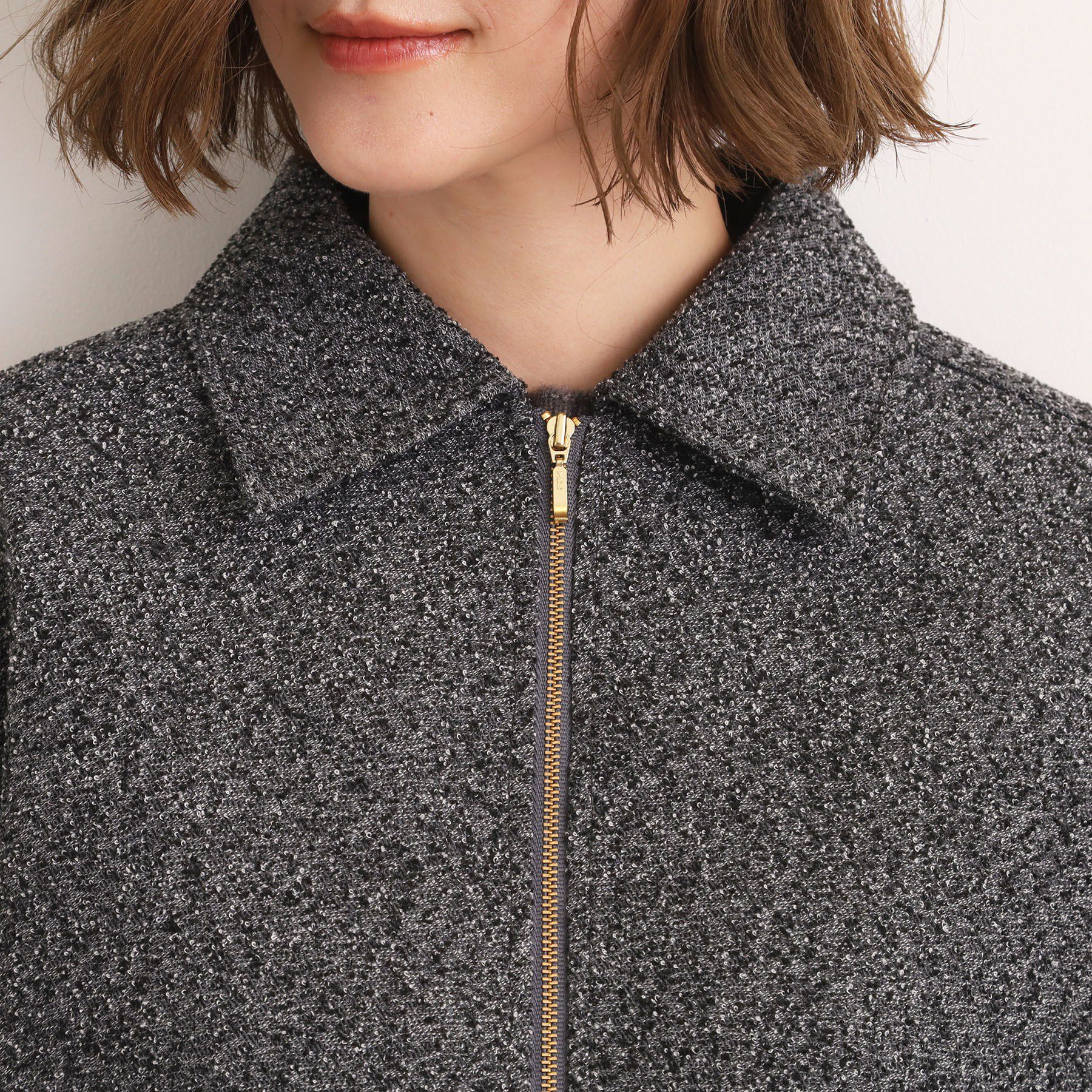 grove「カジュアルに羽織れる、大人のツイードトラックジャケット」|ブルゾン・スタジャン|