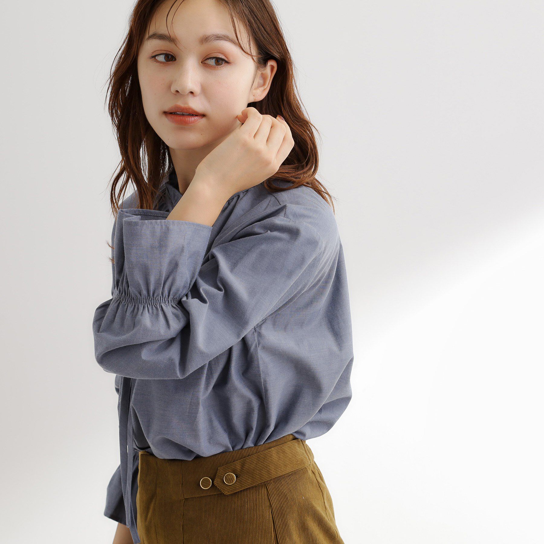 grove「フリルカラーリボンブラウス」|シャツ・ブラウス|