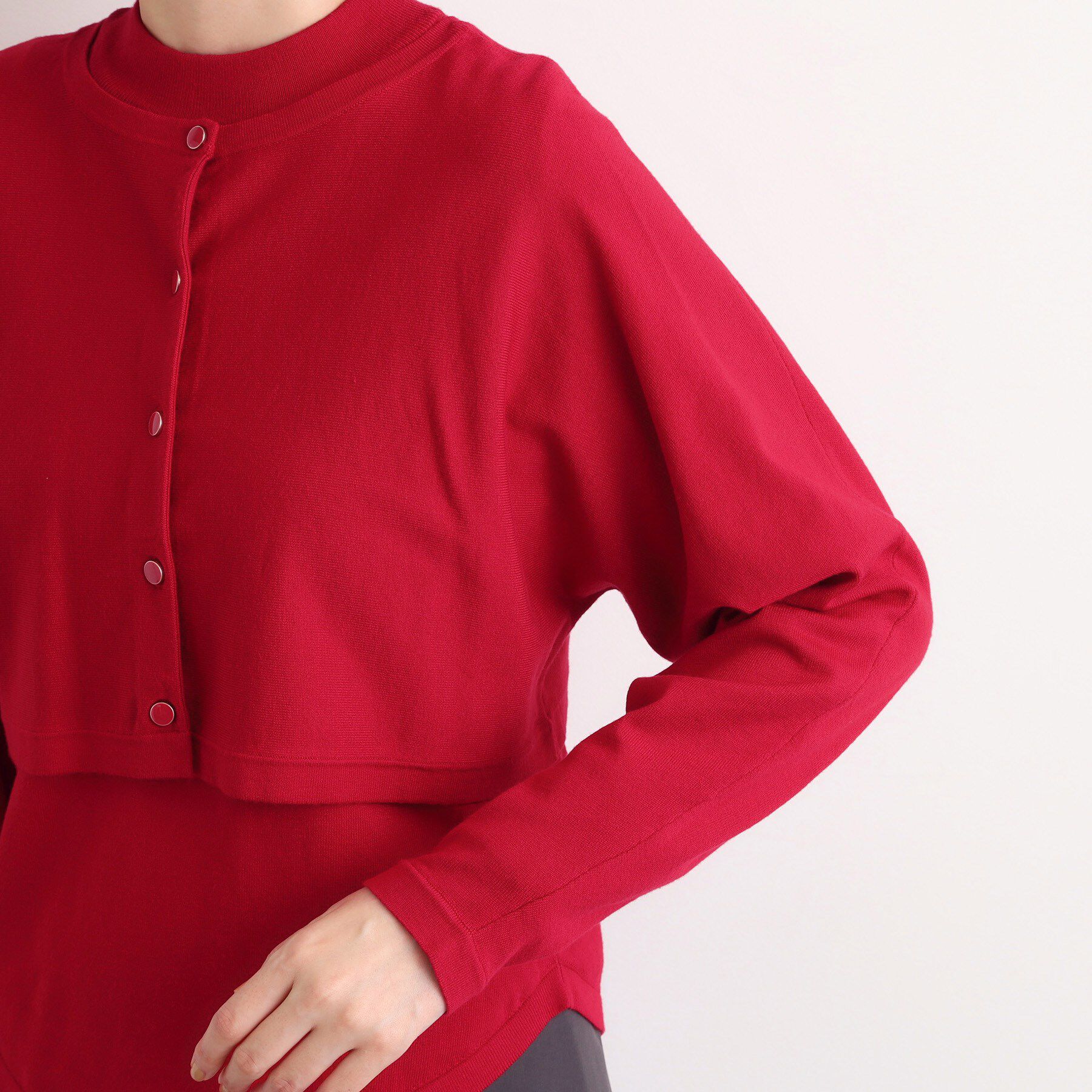 grove「【2WAY】ニット＆クロップドカーディガン」|その他|