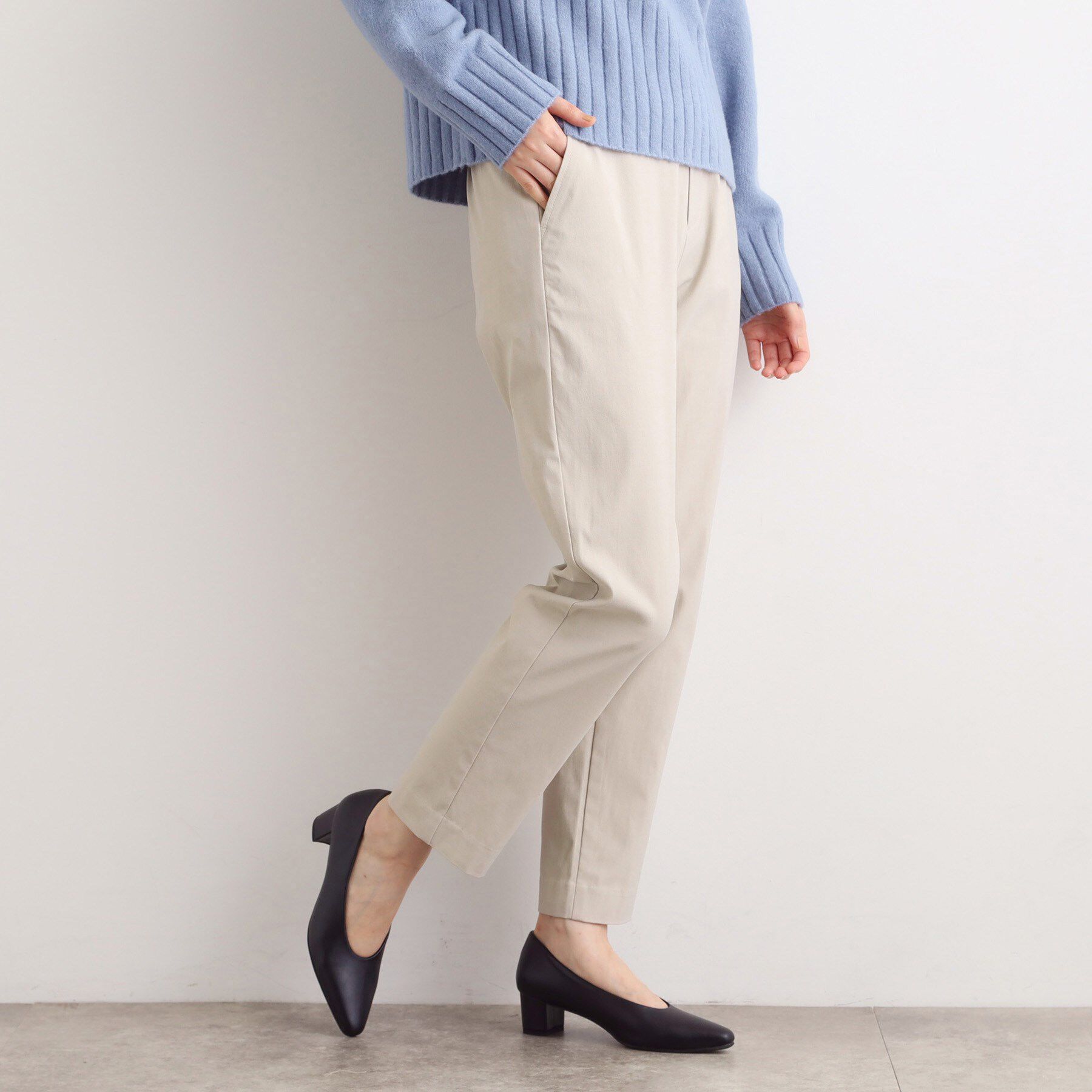 grove「【選べる着丈/多機能】裏起毛ハイパーストレッチテーパードパンツ」|その他|