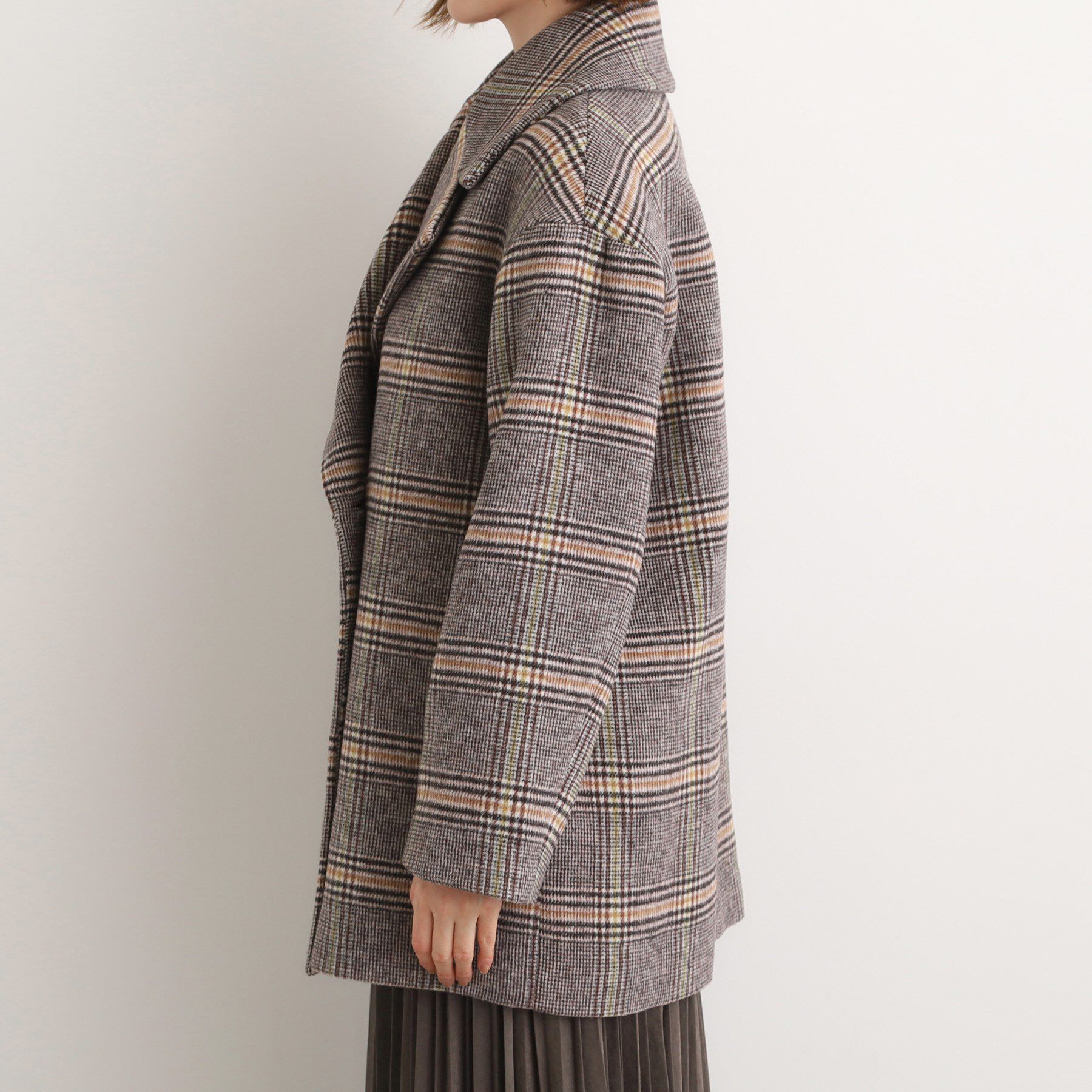 grove「ふんわりまとう、オーバーサイズテーラーコート」|チェスターコート|