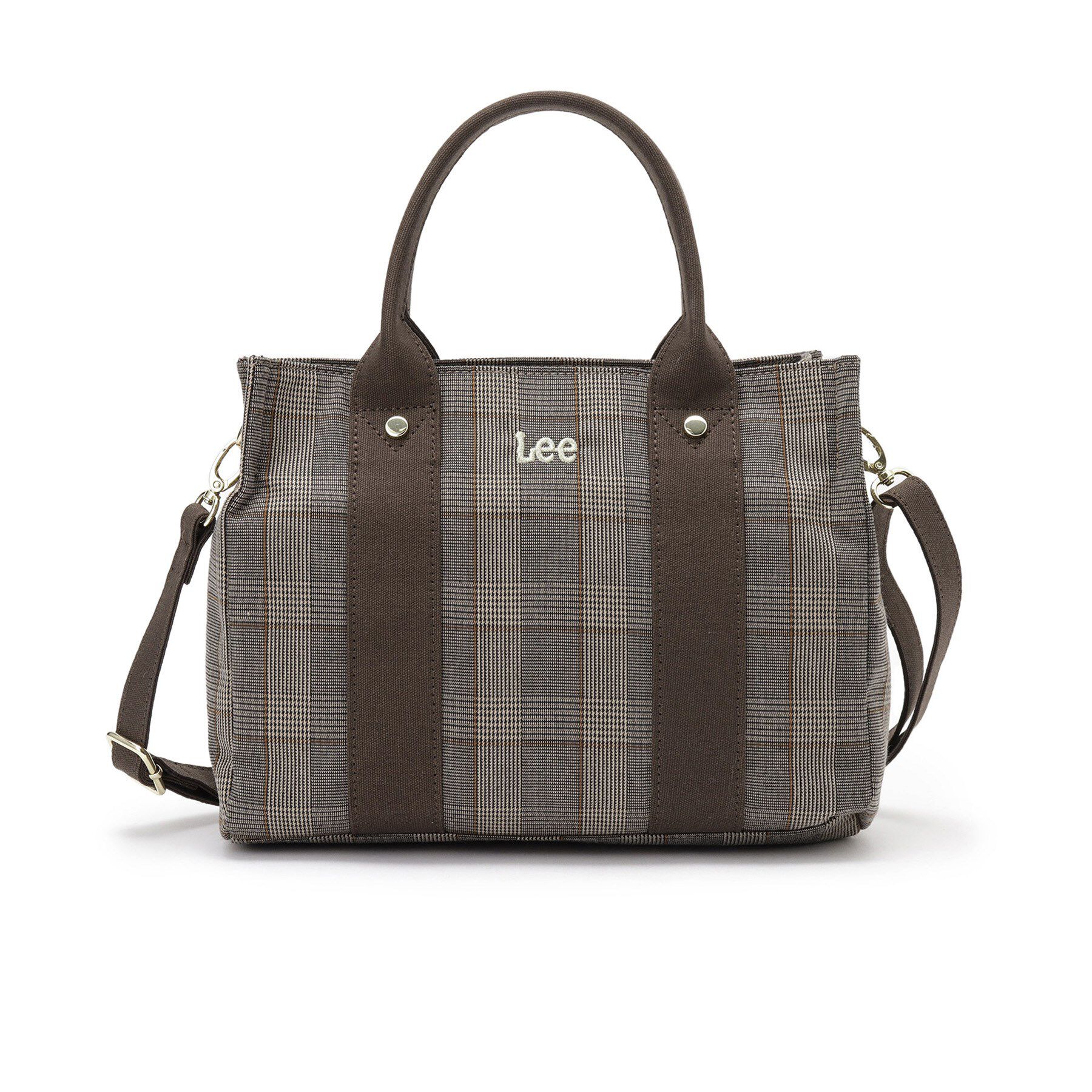 grove「【Lee別注】スクエア2WAYチェックトート」|トートバッグ|