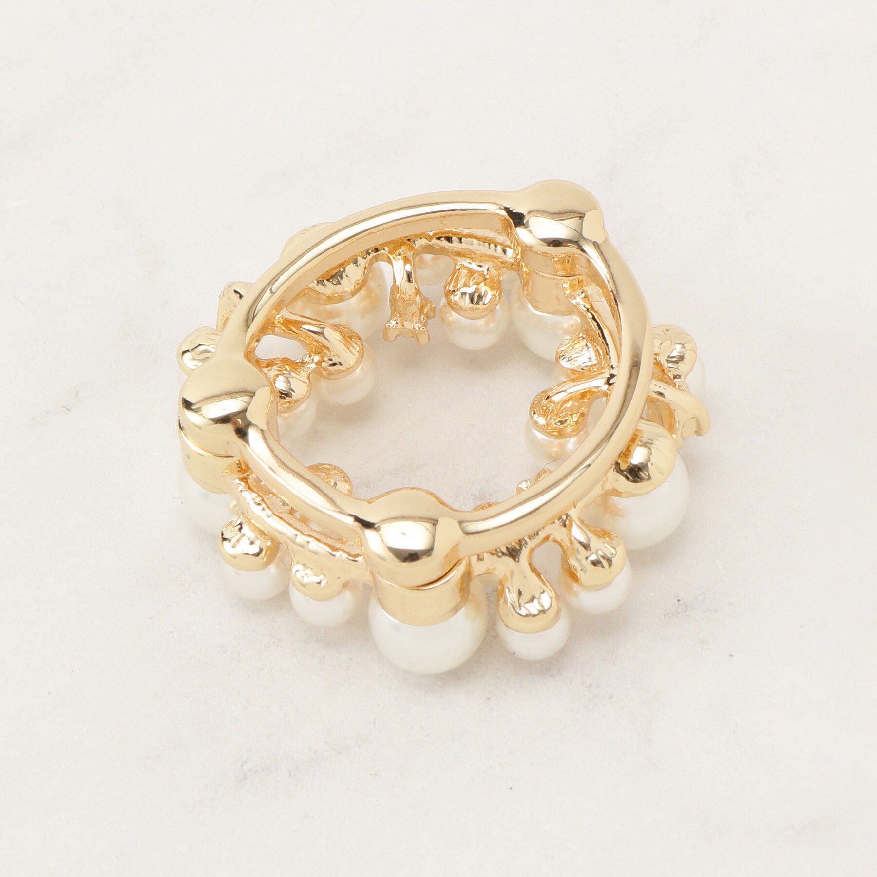 grove「マグネットラウンドブローチ」|ブローチ・コサージュ|