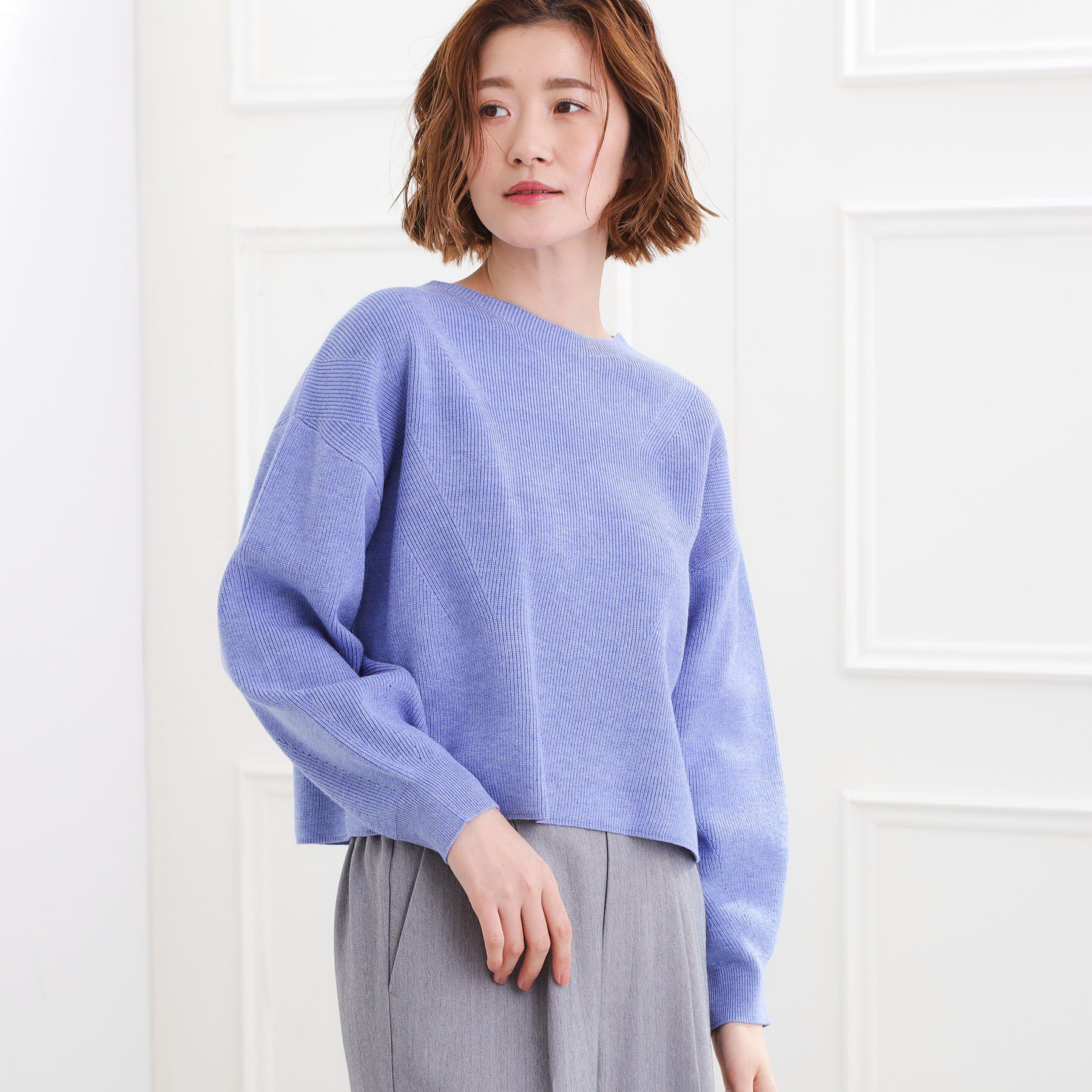 grove「毎日着たくなる、もちもち畦編みニット」|ニット・セーター|