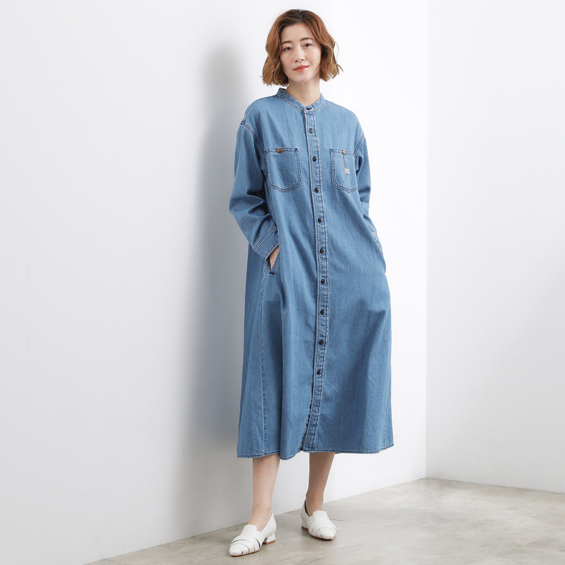 grove「【Lee&times;grove別注】LOCO FLARE DRESS」|ワンピース|