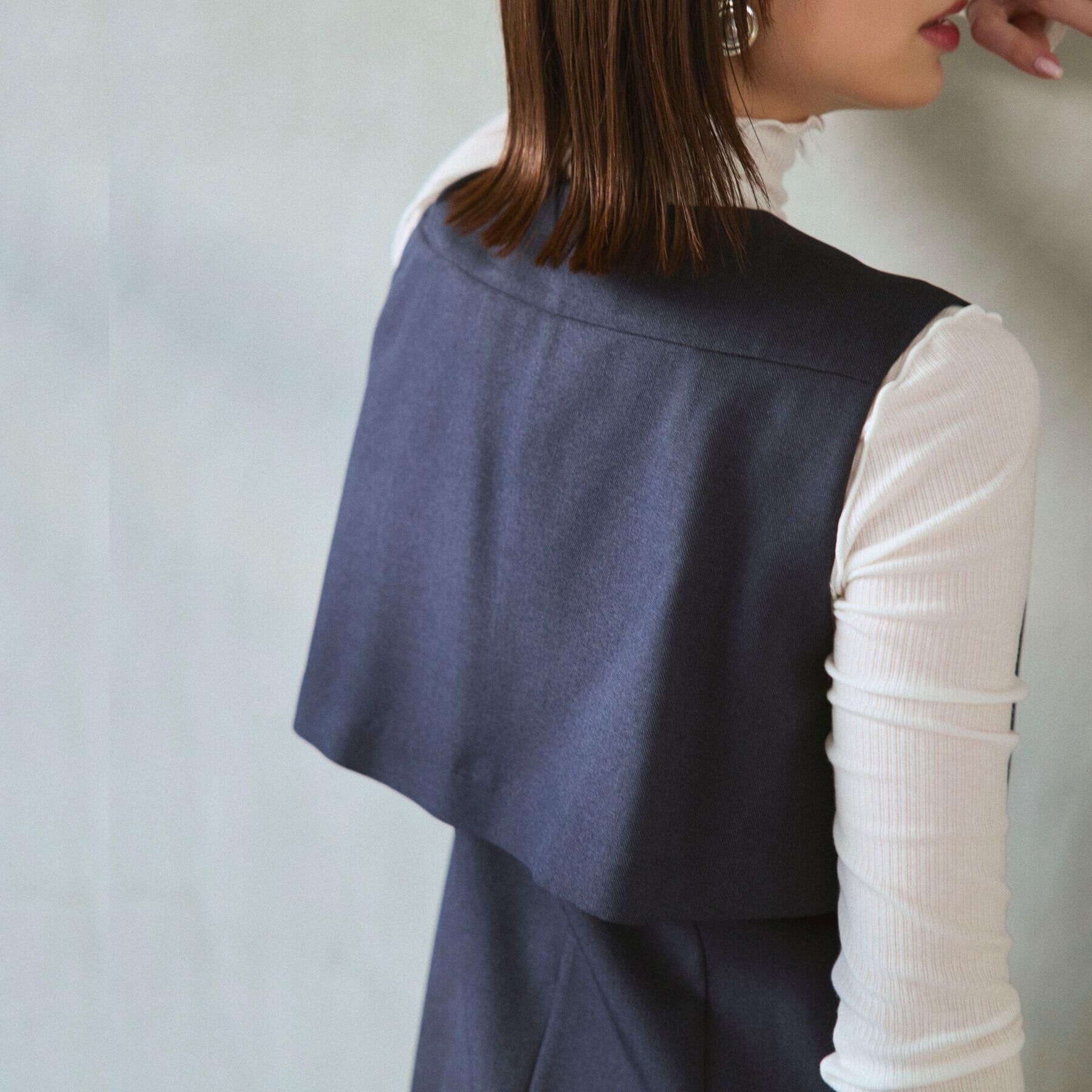 grove「【一枚着／ジレ】着回しできるトレンチライクジャンドレ」|ワンピース|