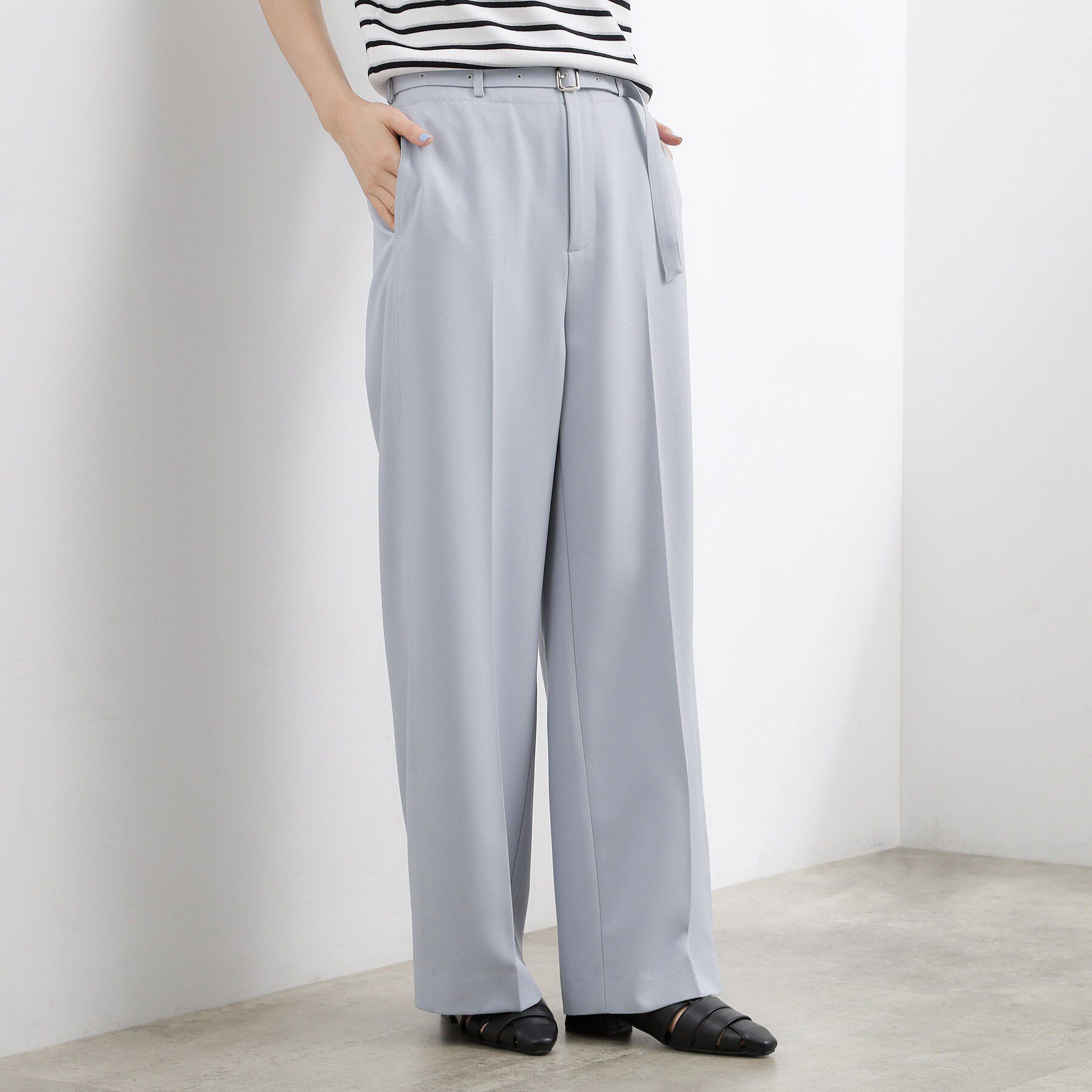 grove「ベルトワイドパンツ」|その他|