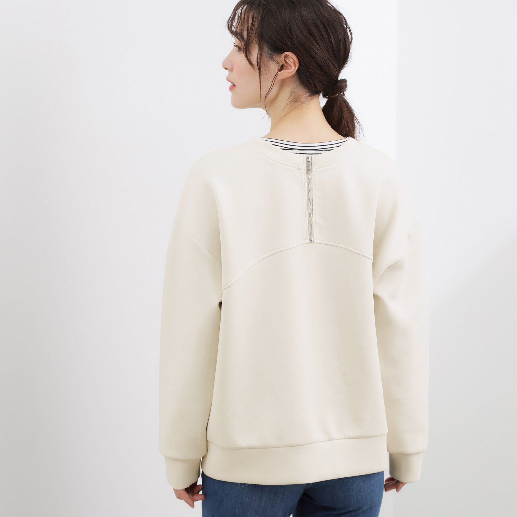 grove「2WAYハーフジップスウェット」|パーカー|