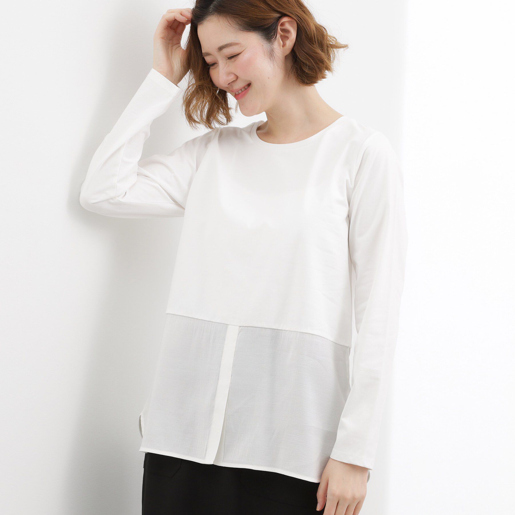 grove「裾アソートペプラムカットソー」|Tシャツ・カットソー|