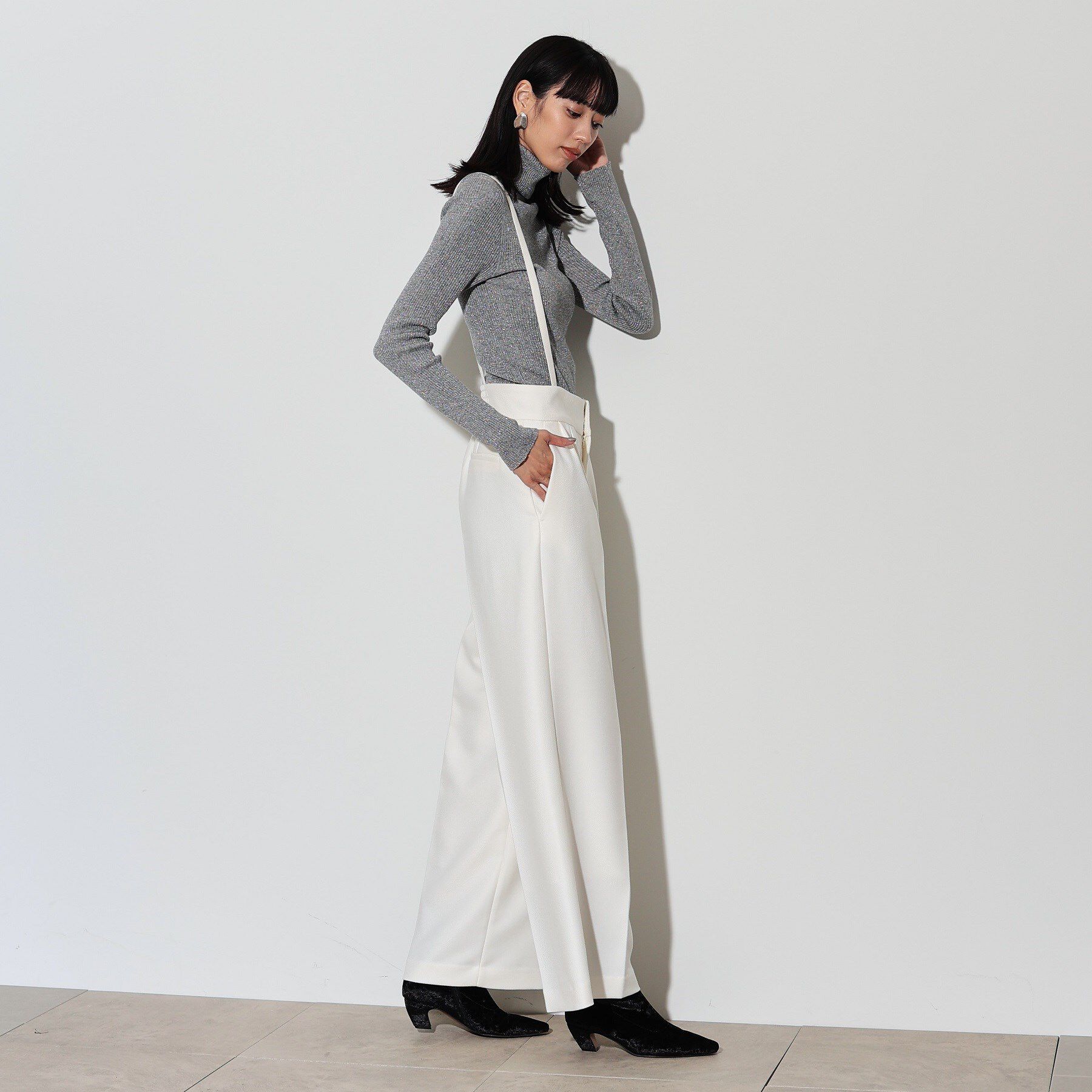 GALLEST「サスペンダー付きツイルワイドパンツ」|その他|