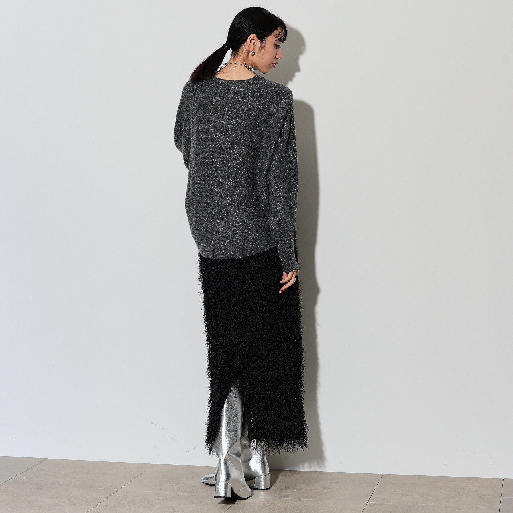 GALLEST「カットシャギータイトスカート」|スカート|