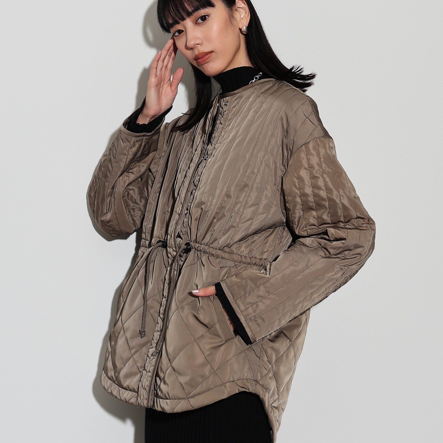 GALLEST「中綿キルティングジャケット」|ダウン|