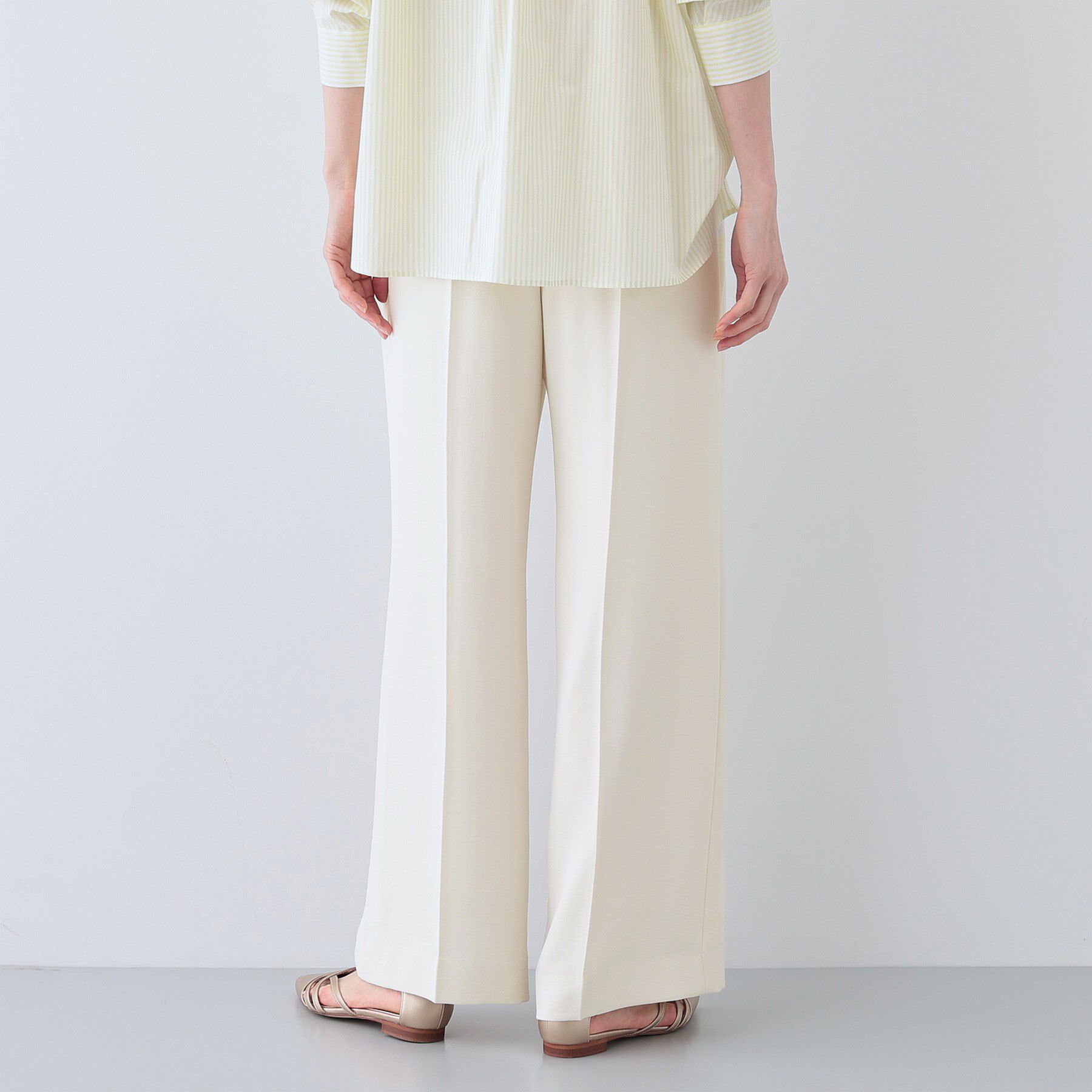 INDIVI「【着る日傘/遮熱/UVケア】ワイドパンツ」|スーツ|