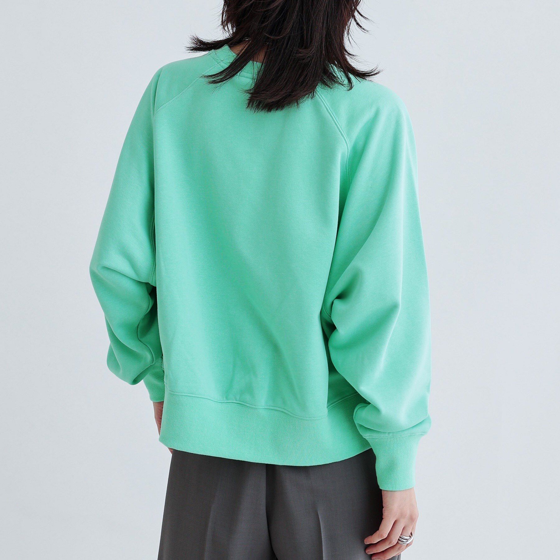 GALLEST「ラウンドヘム裏毛ロゴトップス」|パーカー|