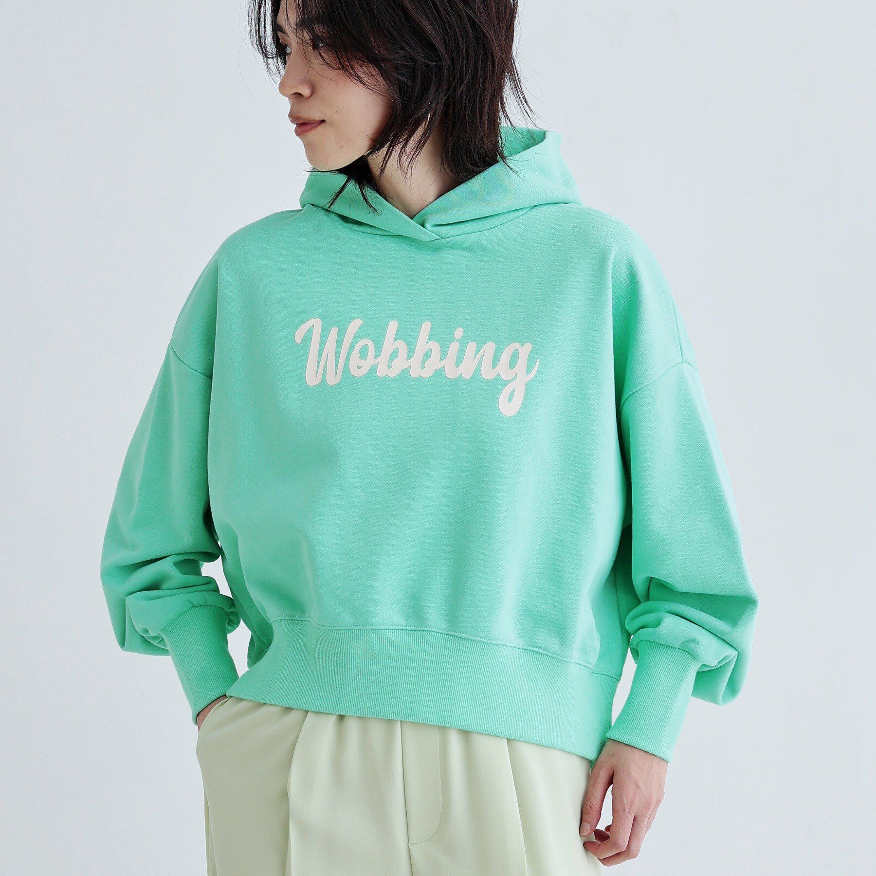 GALLEST「ドロップショルダーロゴ裏毛パーカ」|パーカー|