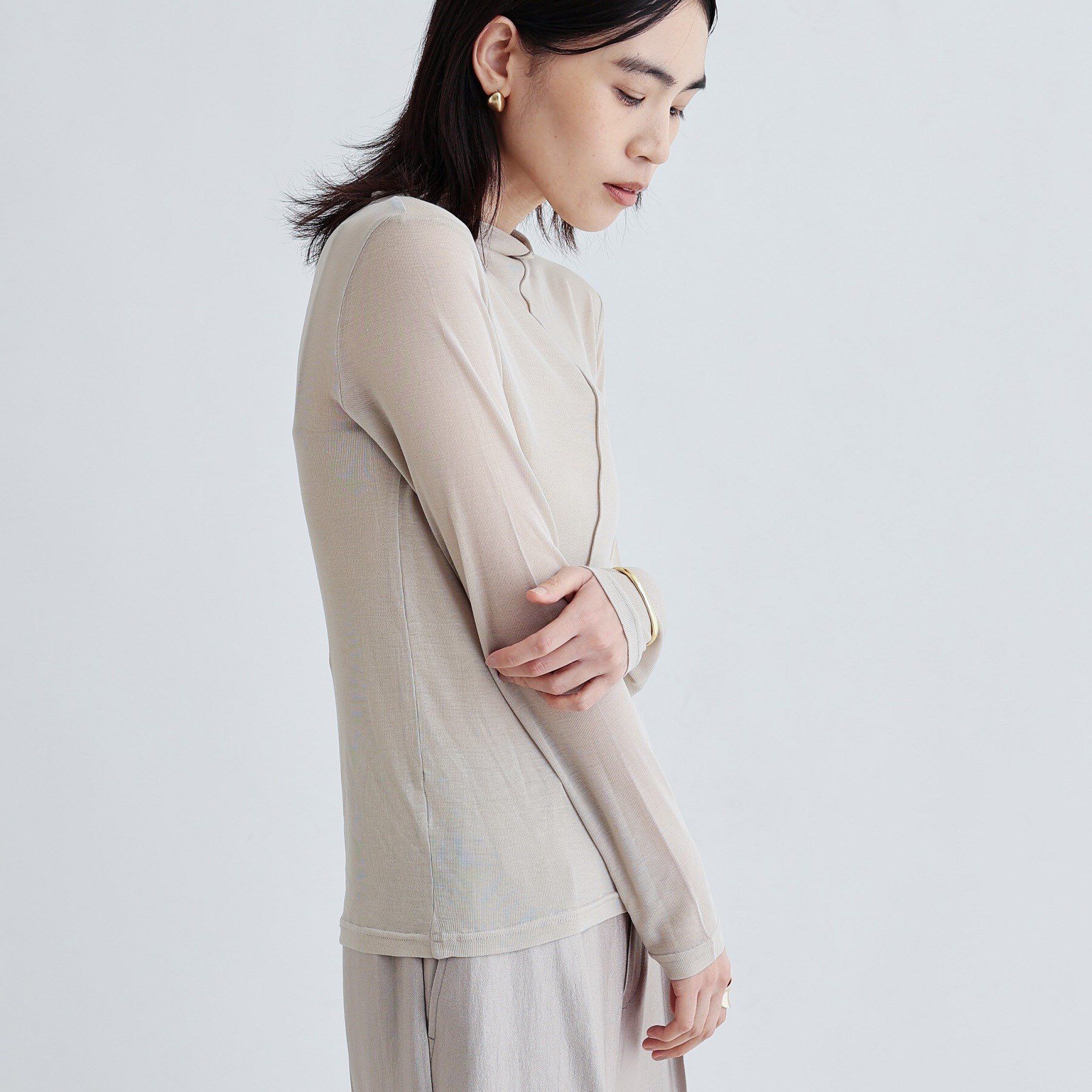 GALLEST「メロウラインシアートップス」|Tシャツ・カットソー|