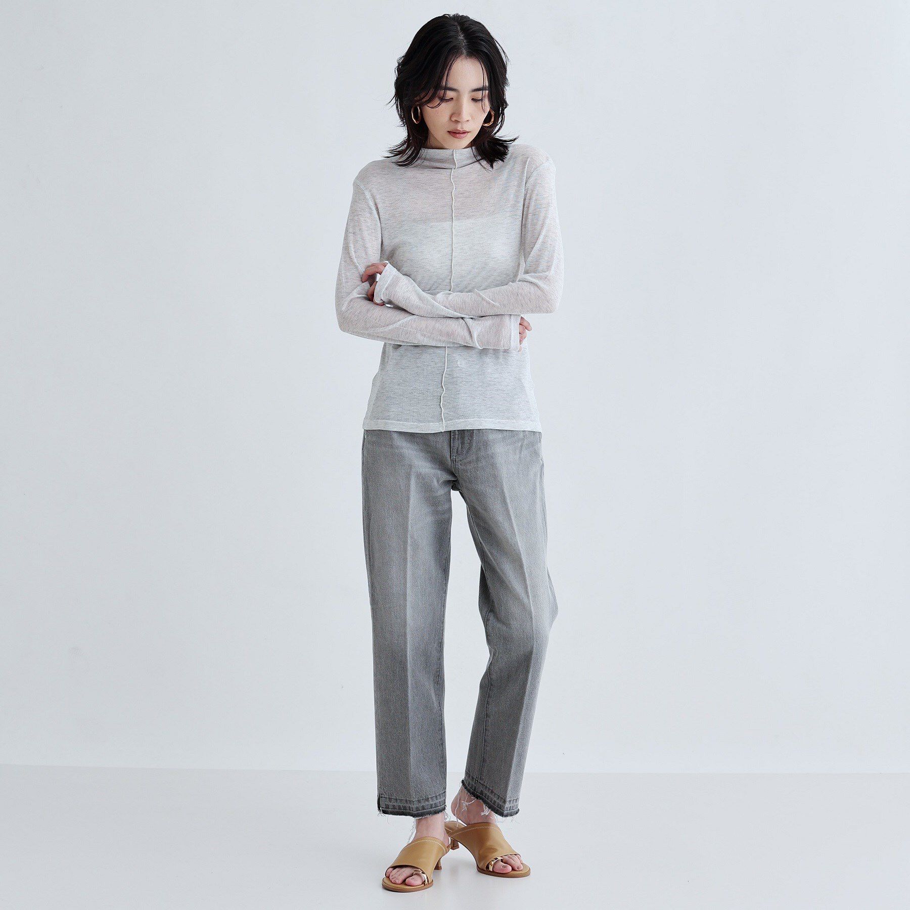 GALLEST「メロウラインシアートップス」|Tシャツ・カットソー|