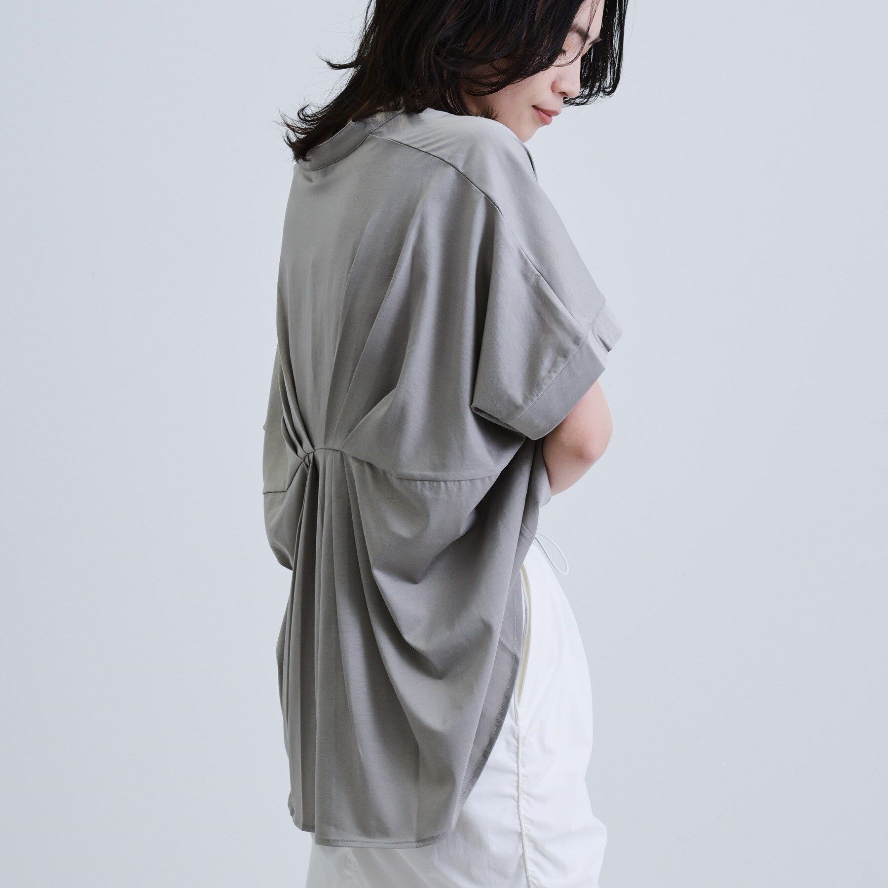 GALLEST「ギャザーポンチョカットソー」|Tシャツ・カットソー|