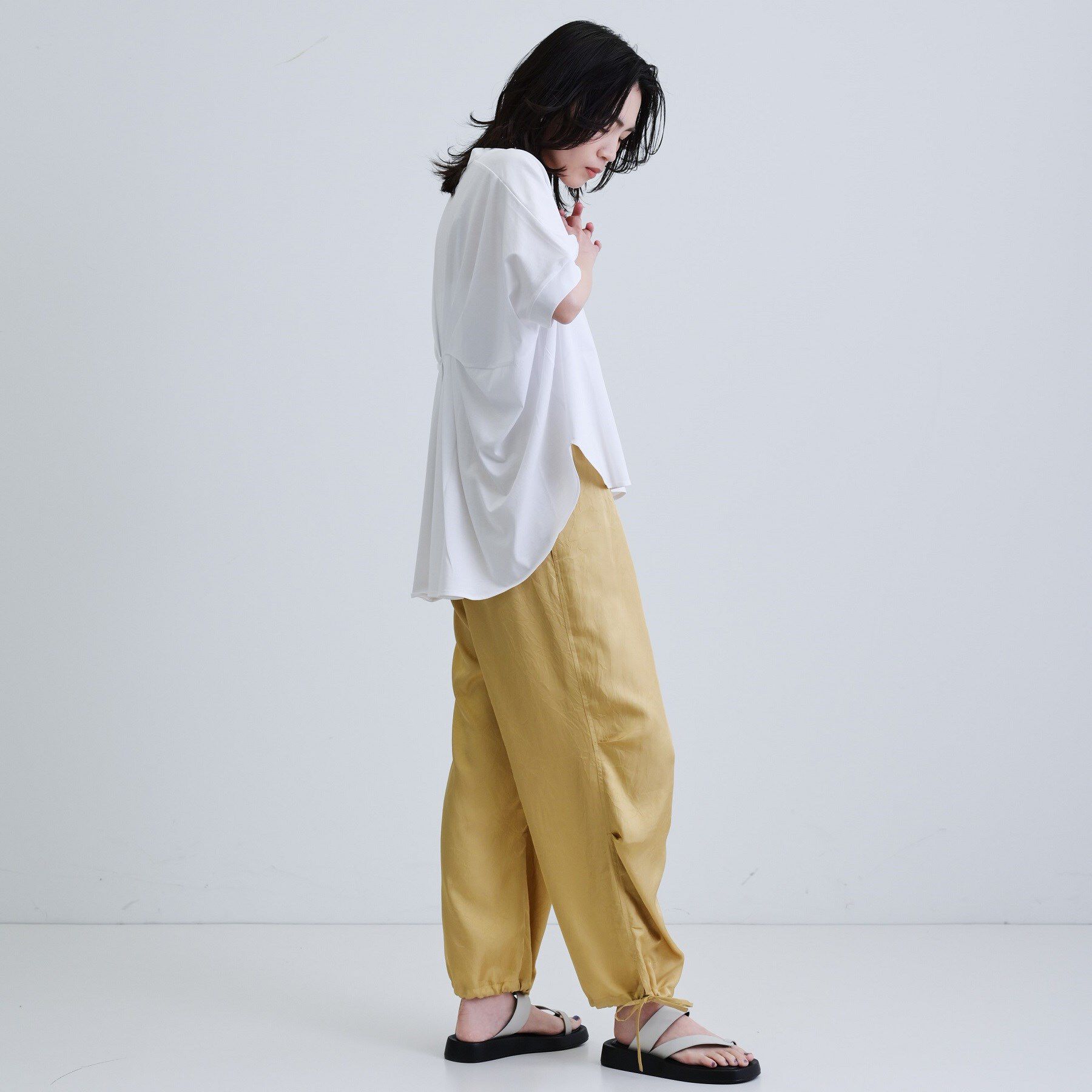 GALLEST「ギャザーポンチョカットソー」|Tシャツ・カットソー|