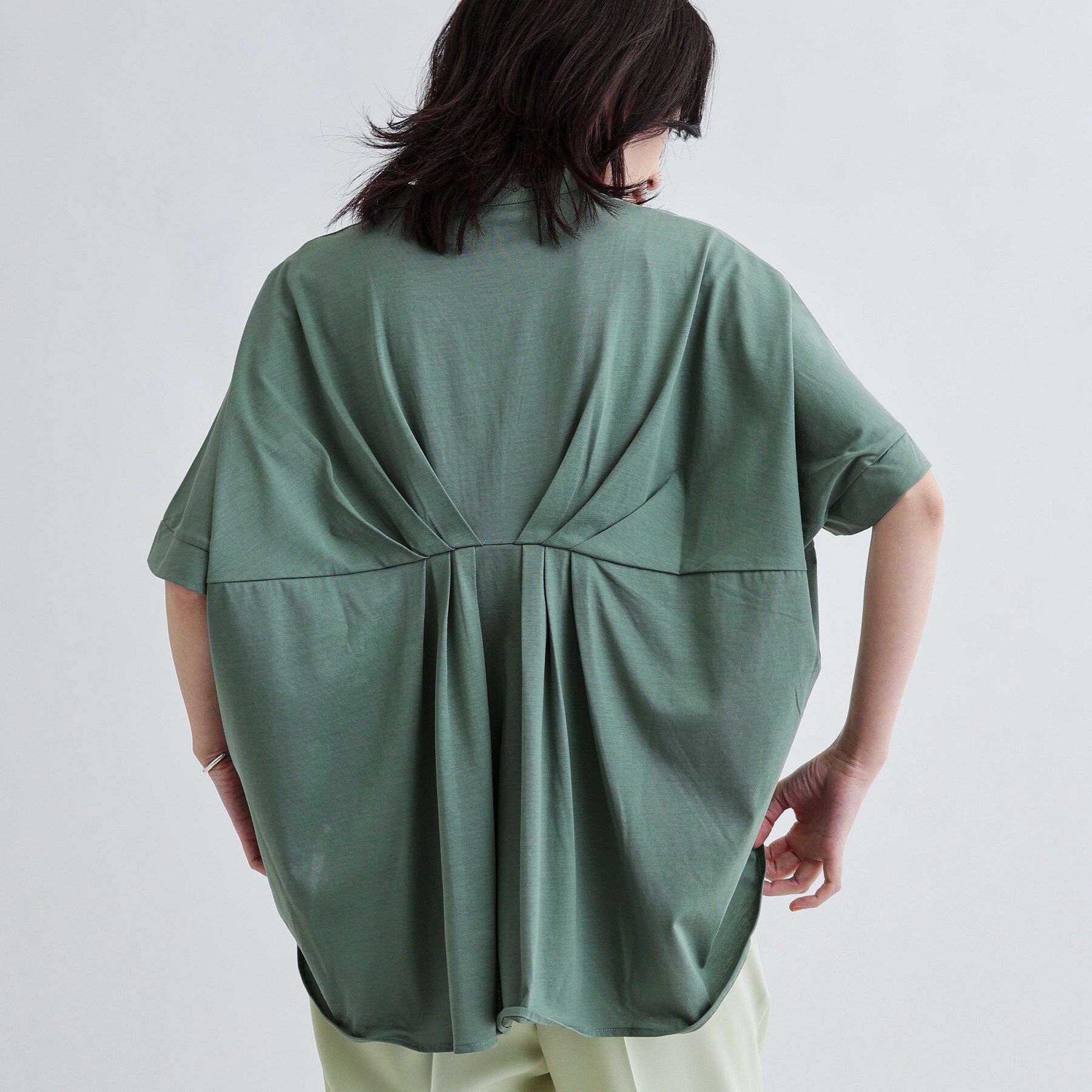 GALLEST「ギャザーポンチョカットソー」|Tシャツ・カットソー|